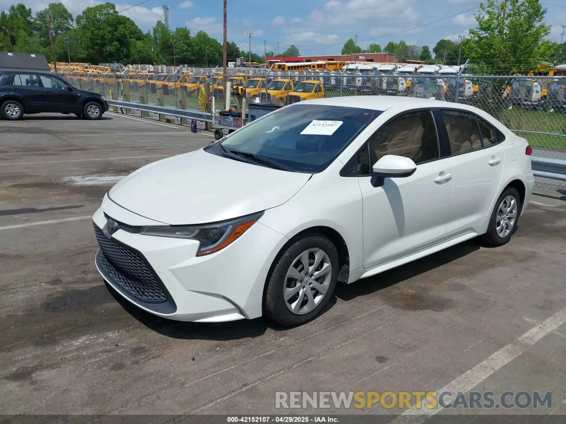 2 Фотография поврежденного автомобиля JTDEPRAE8LJ016624 TOYOTA COROLLA 2020