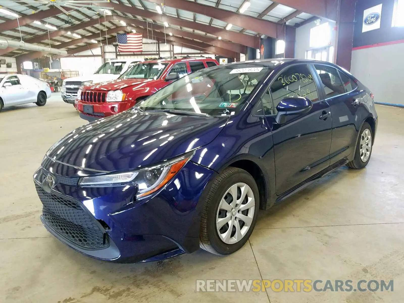 2 Photograph of a damaged car JTDEPRAE8LJ021693 TOYOTA COROLLA 2020