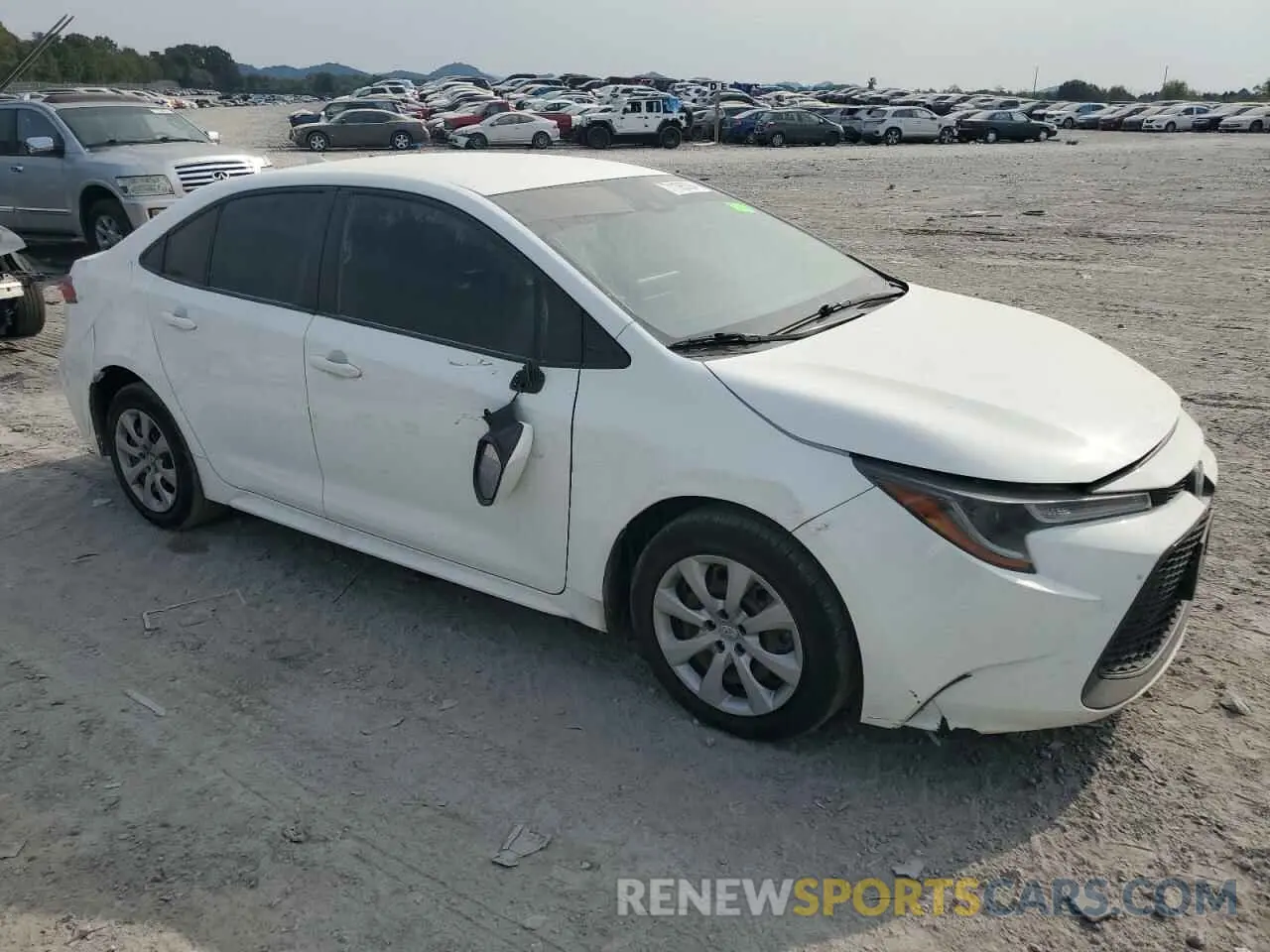 4 Photograph of a damaged car JTDEPRAE8LJ023525 TOYOTA COROLLA 2020
