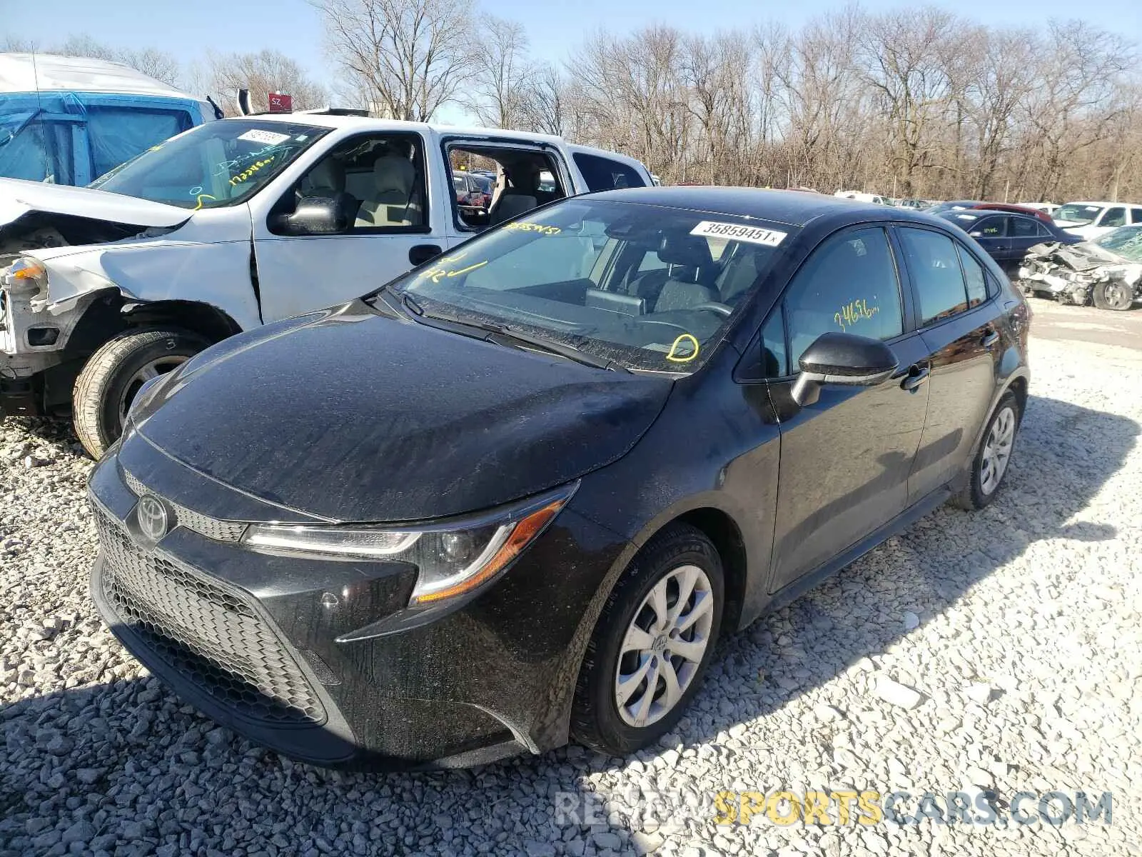 2 Photograph of a damaged car JTDEPRAE8LJ034525 TOYOTA COROLLA 2020
