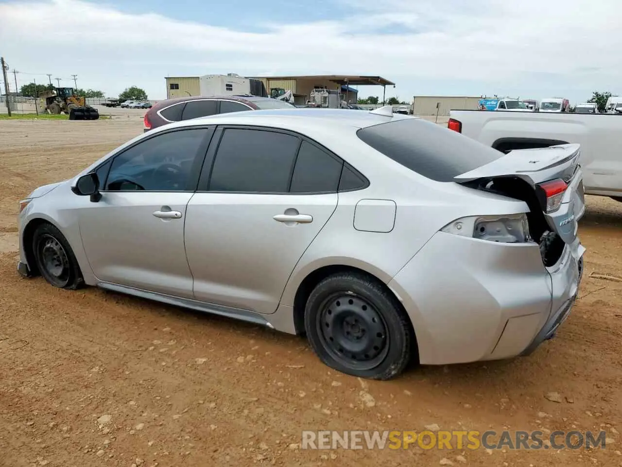 2 Фотография поврежденного автомобиля JTDEPRAE8LJ034539 TOYOTA COROLLA 2020