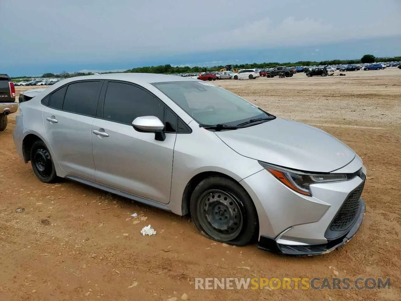 4 Фотография поврежденного автомобиля JTDEPRAE8LJ034539 TOYOTA COROLLA 2020