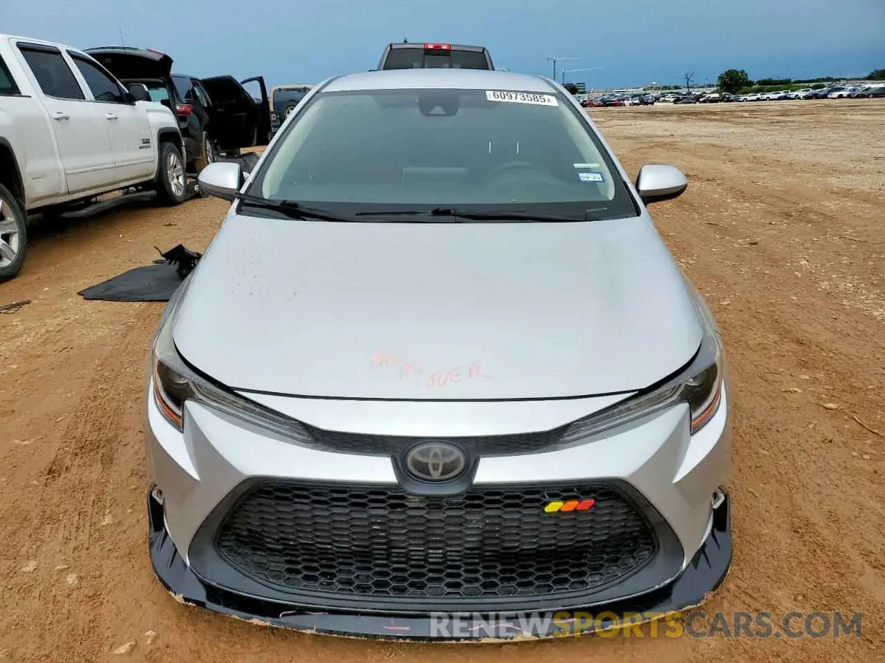 5 Фотография поврежденного автомобиля JTDEPRAE8LJ034539 TOYOTA COROLLA 2020