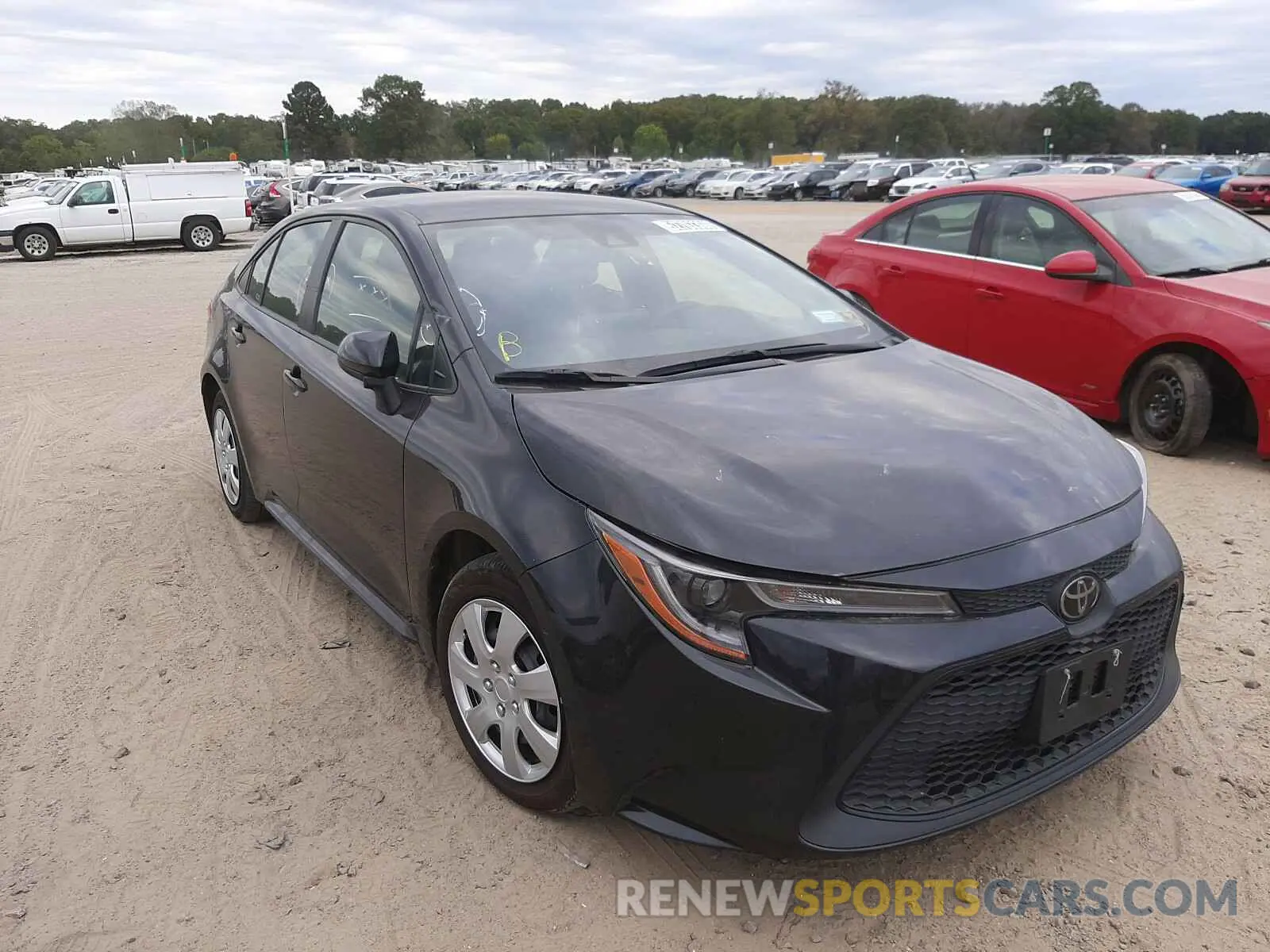 1 Photograph of a damaged car JTDEPRAE8LJ035965 TOYOTA COROLLA 2020