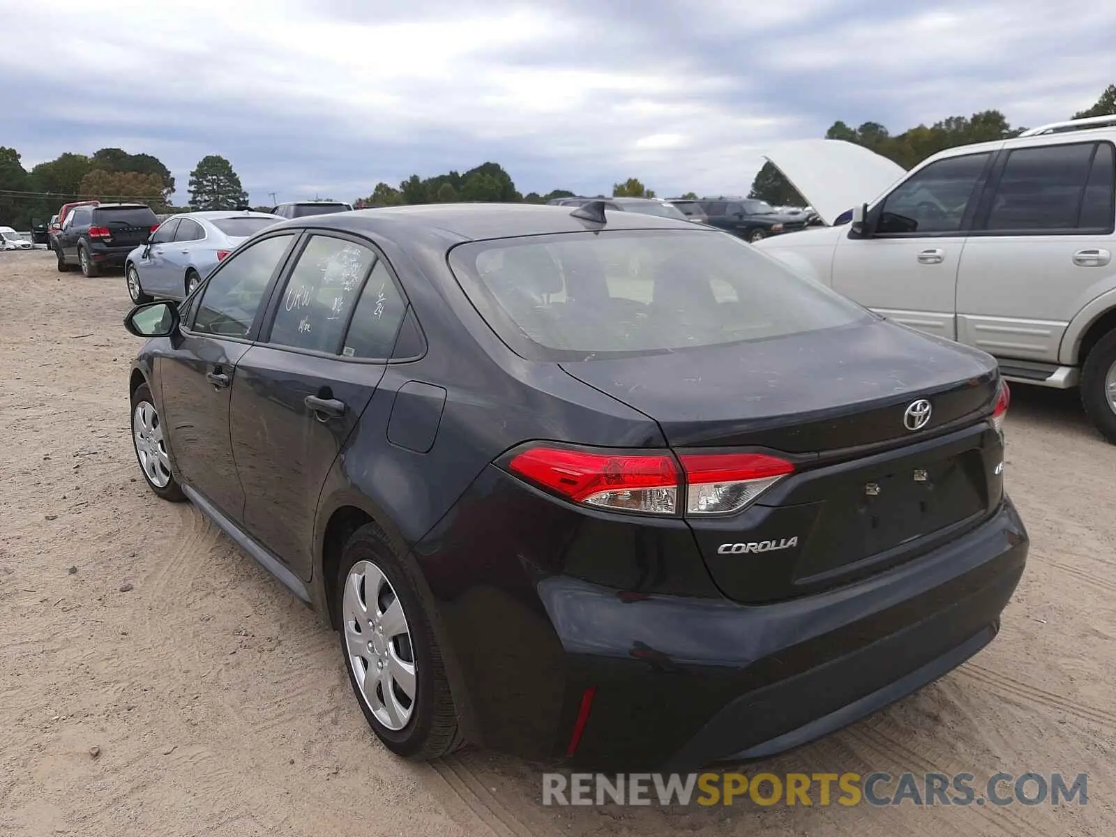 3 Photograph of a damaged car JTDEPRAE8LJ035965 TOYOTA COROLLA 2020