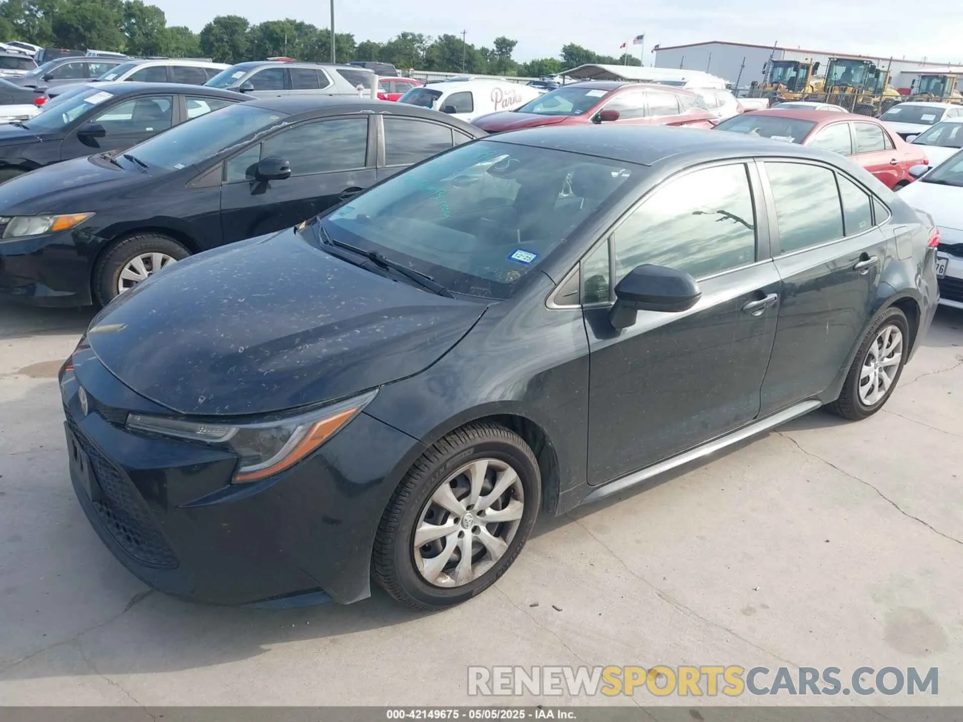 2 Фотография поврежденного автомобиля JTDEPRAE8LJ037666 TOYOTA COROLLA 2020