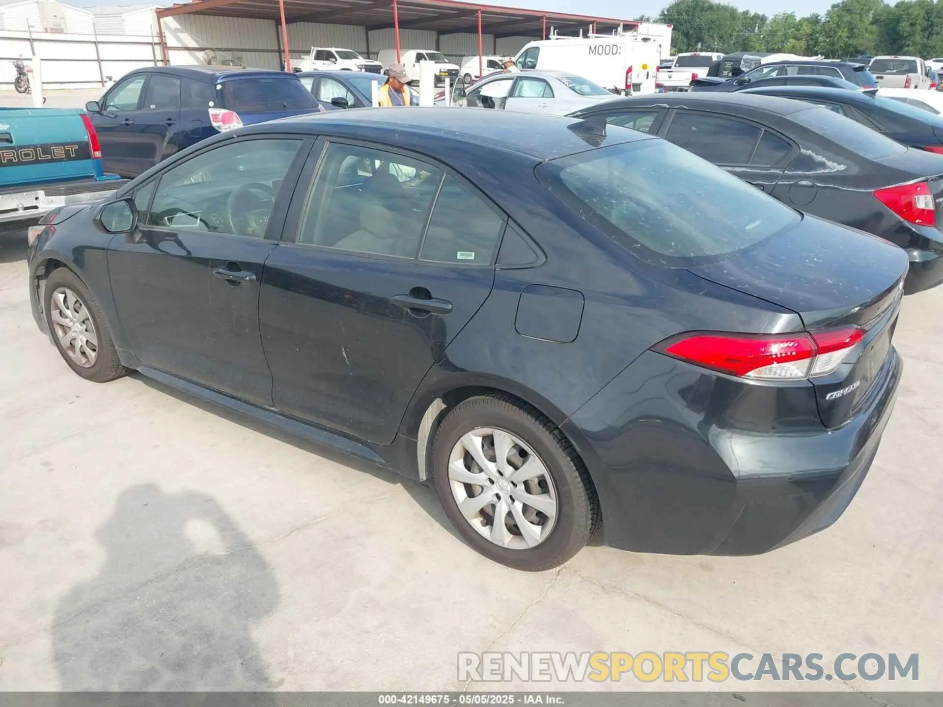 3 Фотография поврежденного автомобиля JTDEPRAE8LJ037666 TOYOTA COROLLA 2020