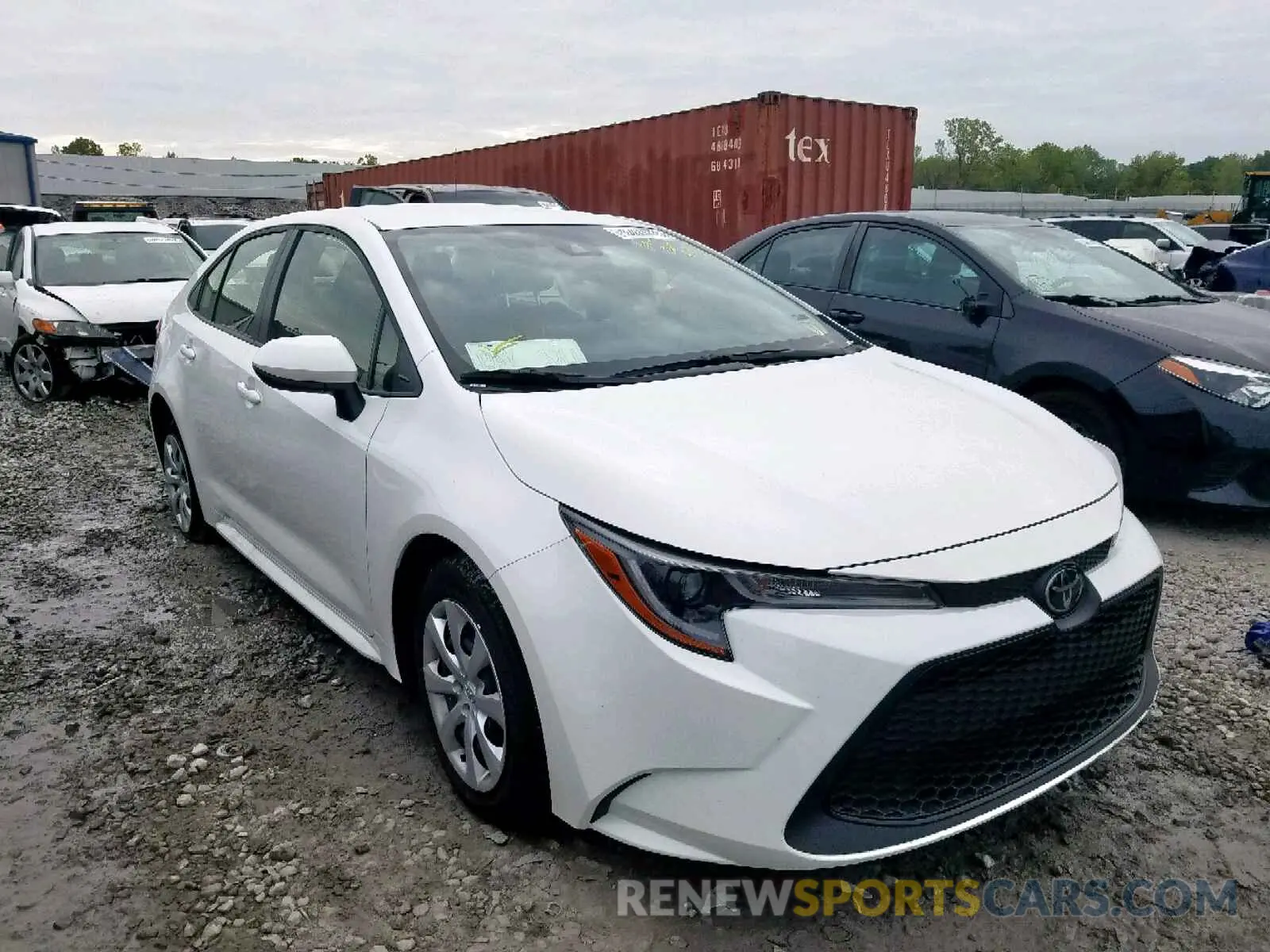 1 Photograph of a damaged car JTDEPRAE8LJ040311 TOYOTA COROLLA 2020