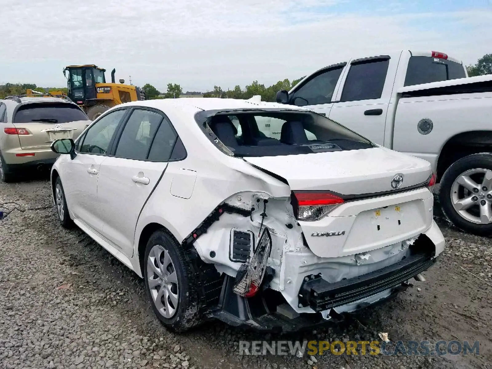 3 Photograph of a damaged car JTDEPRAE8LJ040311 TOYOTA COROLLA 2020