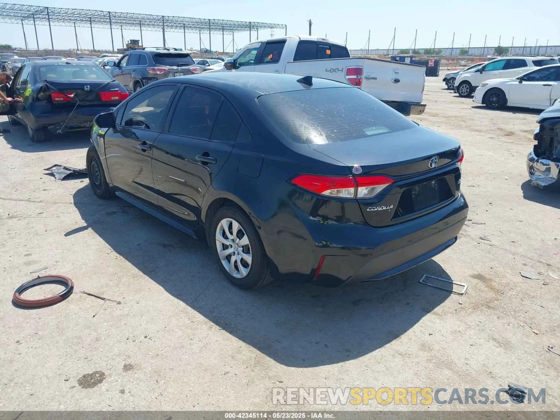 3 Photograph of a damaged car JTDEPRAE8LJ040907 TOYOTA COROLLA 2020