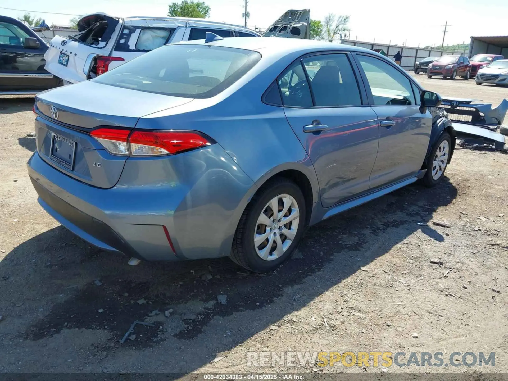 4 Фотография поврежденного автомобиля JTDEPRAE8LJ041877 TOYOTA COROLLA 2020