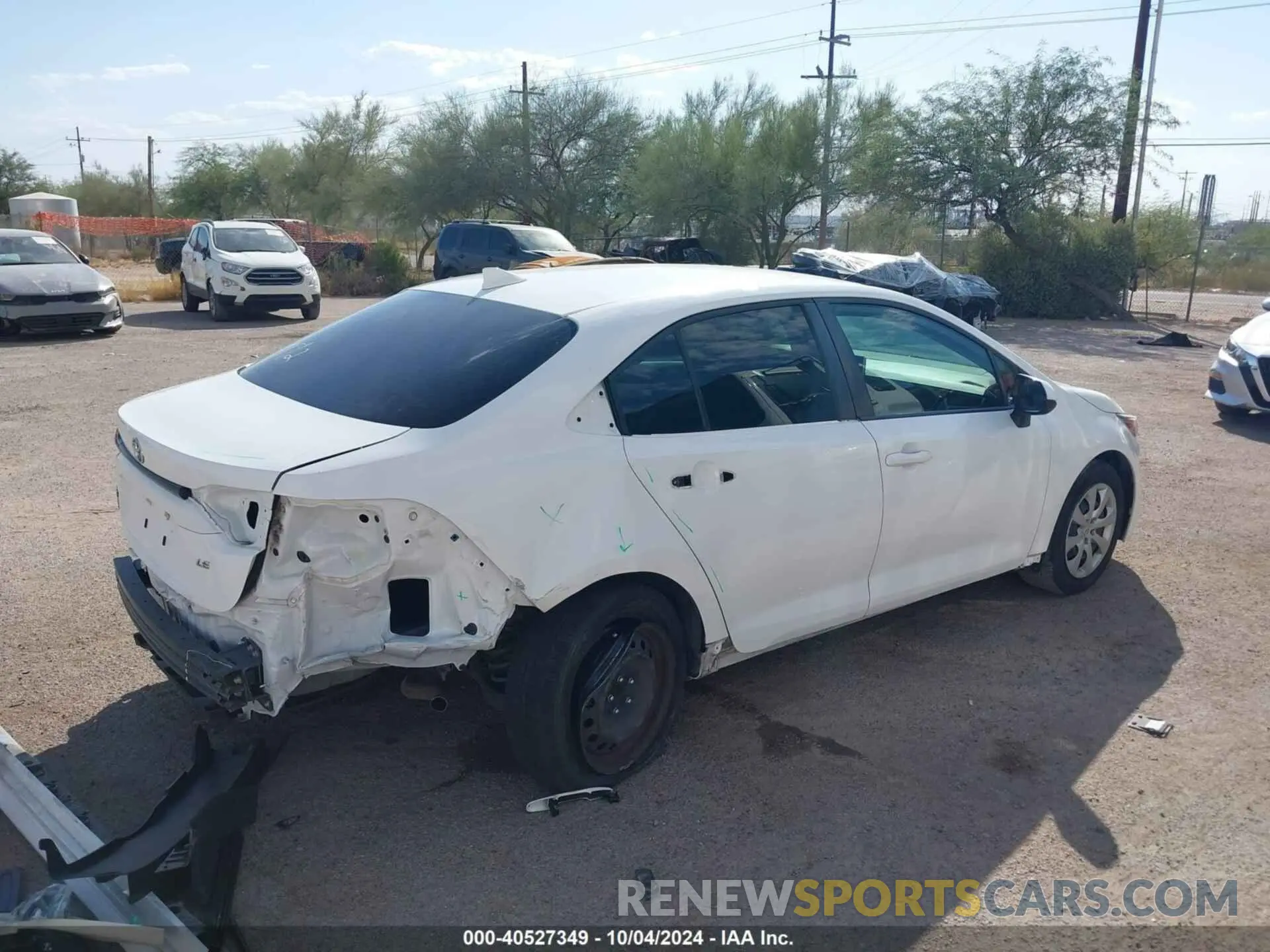 4 Фотография поврежденного автомобиля JTDEPRAE8LJ042642 TOYOTA COROLLA 2020