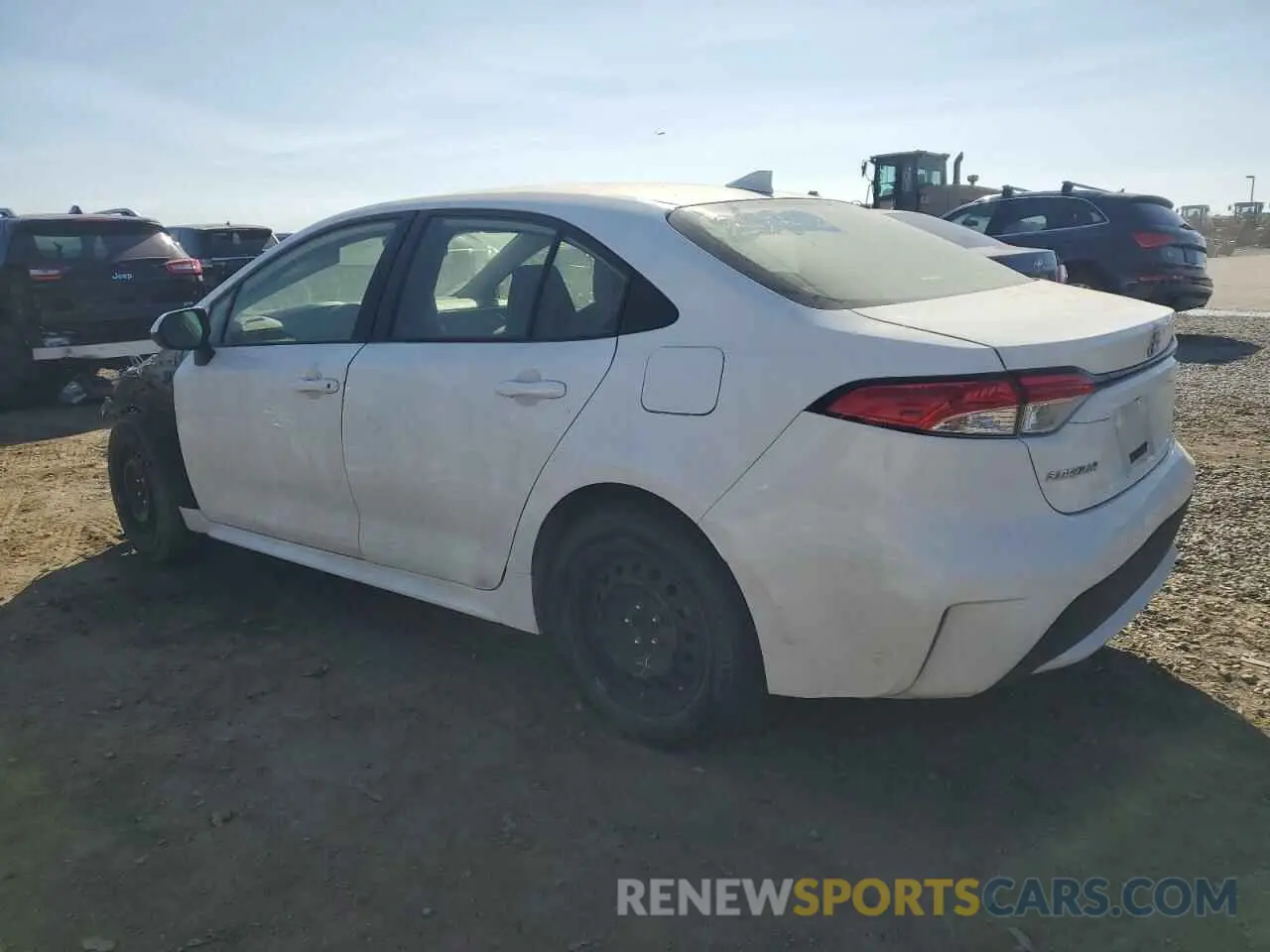 2 Photograph of a damaged car JTDEPRAE8LJ044603 TOYOTA COROLLA 2020