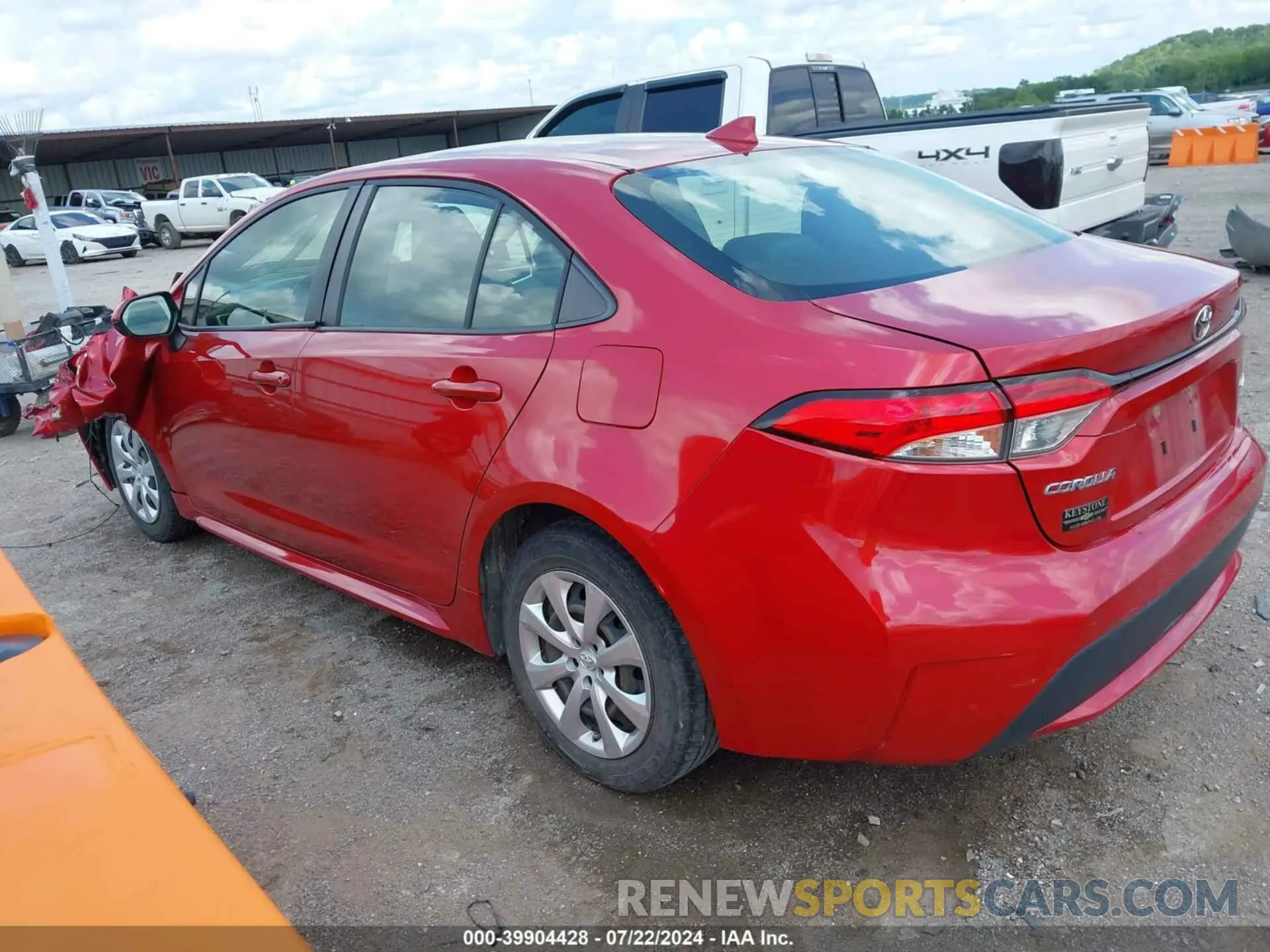 3 Фотография поврежденного автомобиля JTDEPRAE8LJ045573 TOYOTA COROLLA 2020