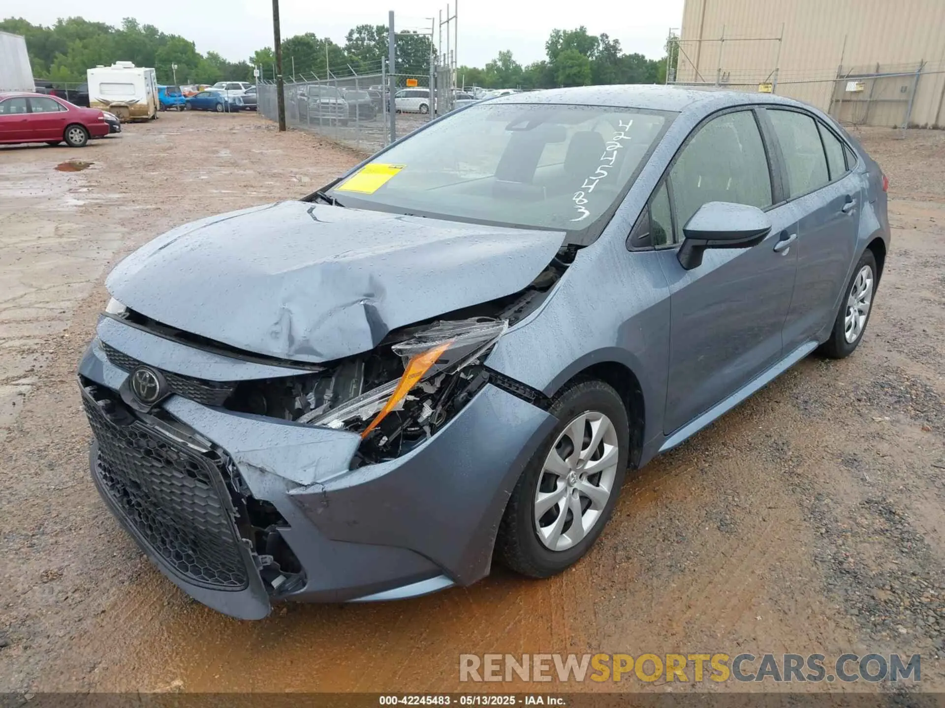 2 Photograph of a damaged car JTDEPRAE8LJ048716 TOYOTA COROLLA 2020
