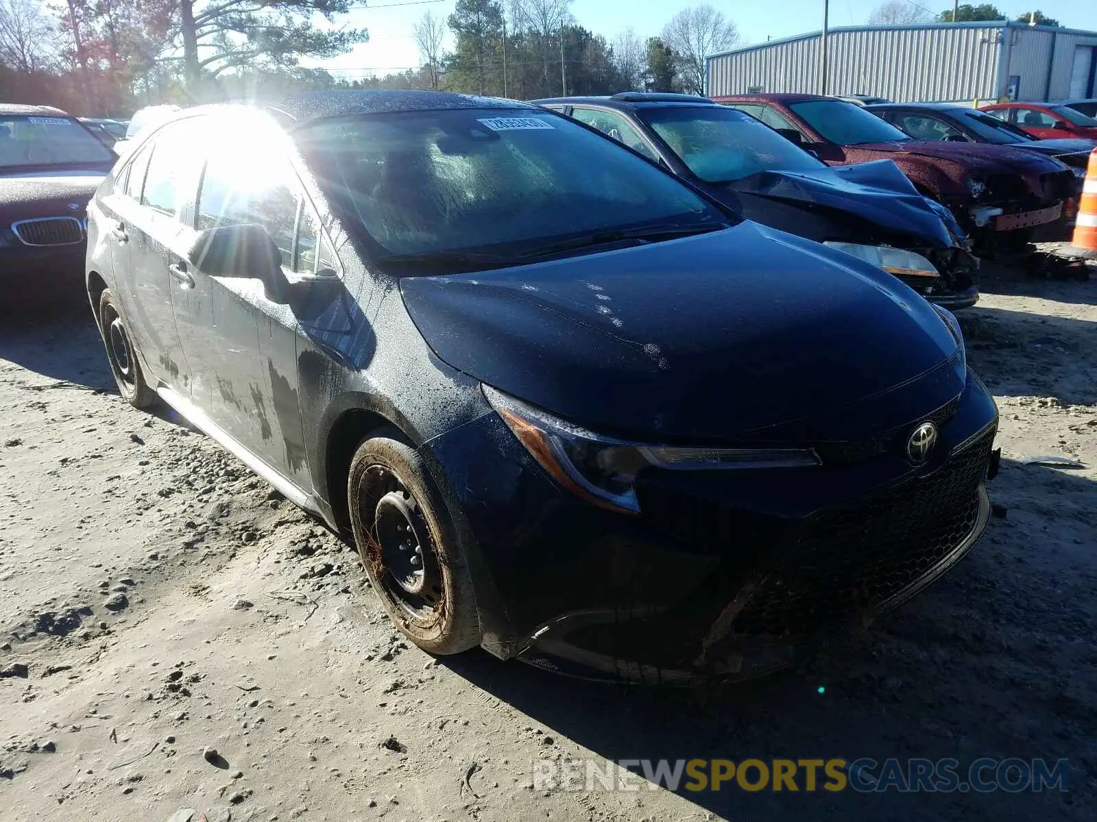 1 Photograph of a damaged car JTDEPRAE8LJ049297 TOYOTA COROLLA 2020