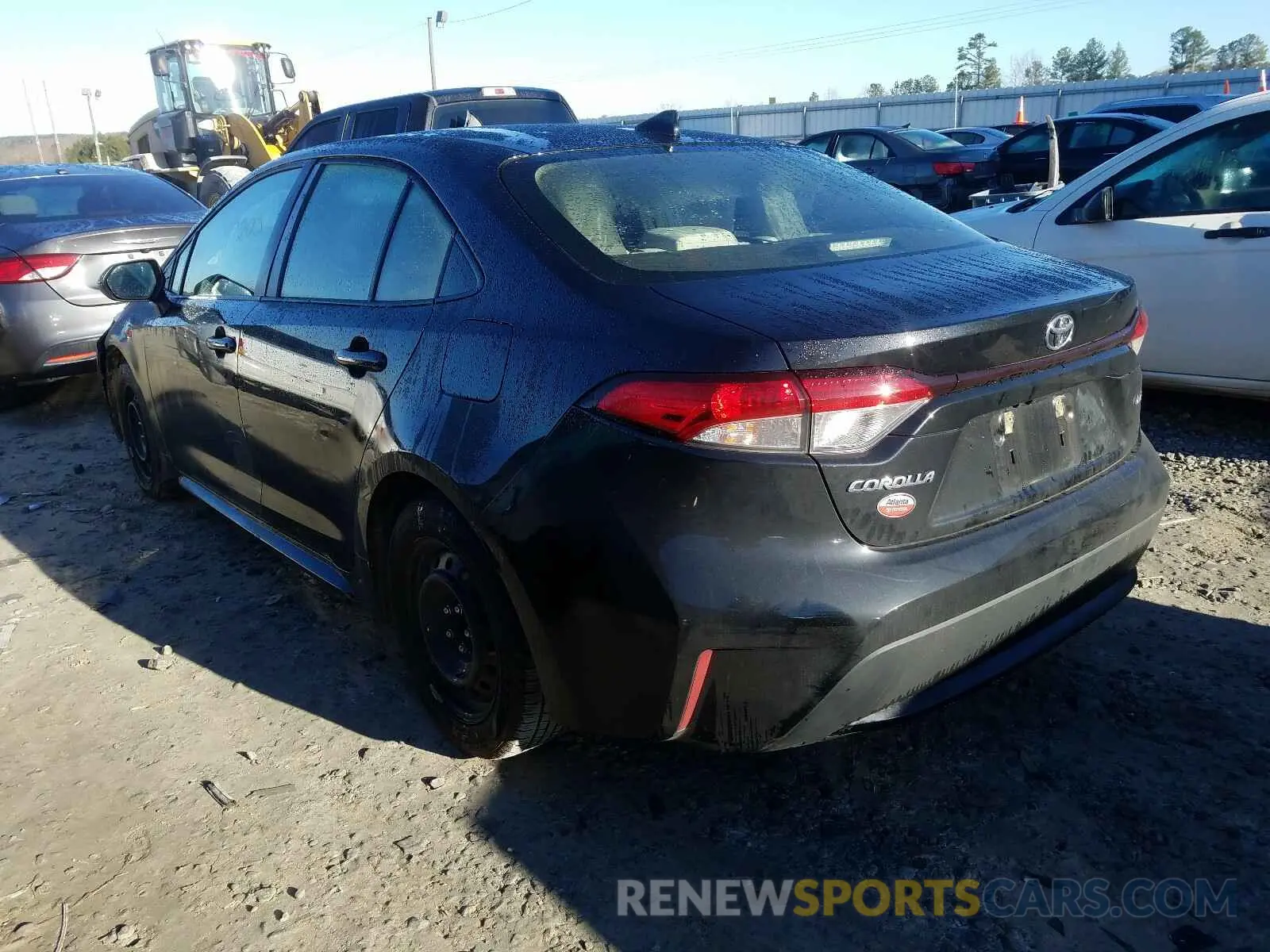 3 Photograph of a damaged car JTDEPRAE8LJ049297 TOYOTA COROLLA 2020