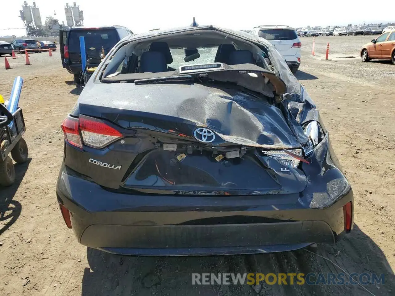6 Photograph of a damaged car JTDEPRAE8LJ060963 TOYOTA COROLLA 2020