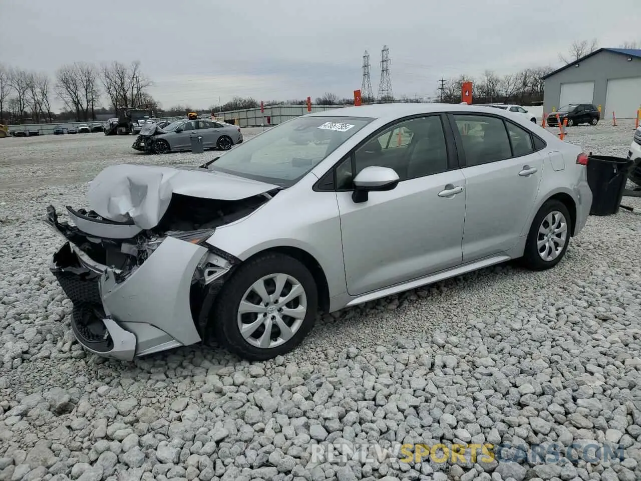1 Фотография поврежденного автомобиля JTDEPRAE8LJ072840 TOYOTA COROLLA 2020