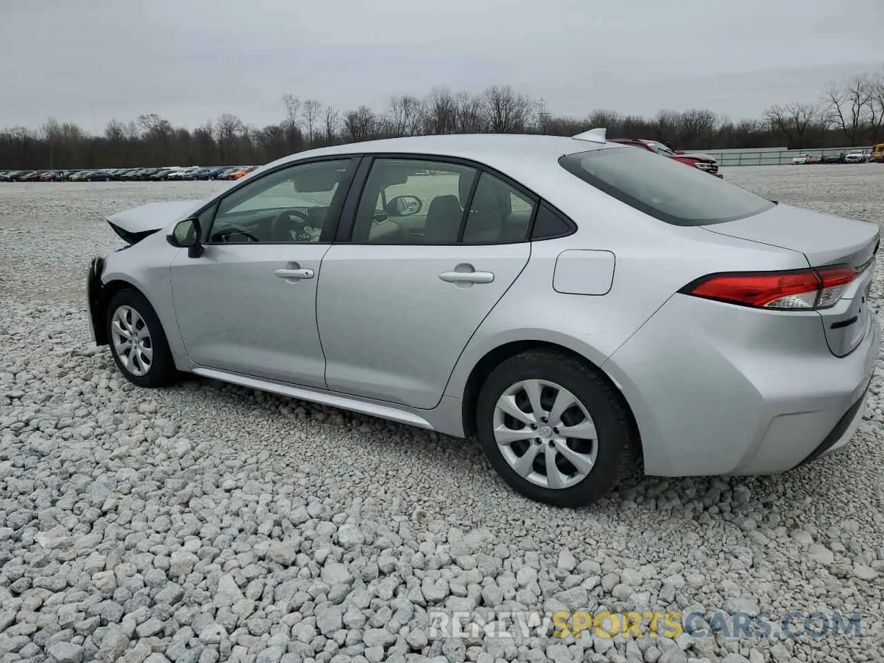 2 Фотография поврежденного автомобиля JTDEPRAE8LJ072840 TOYOTA COROLLA 2020