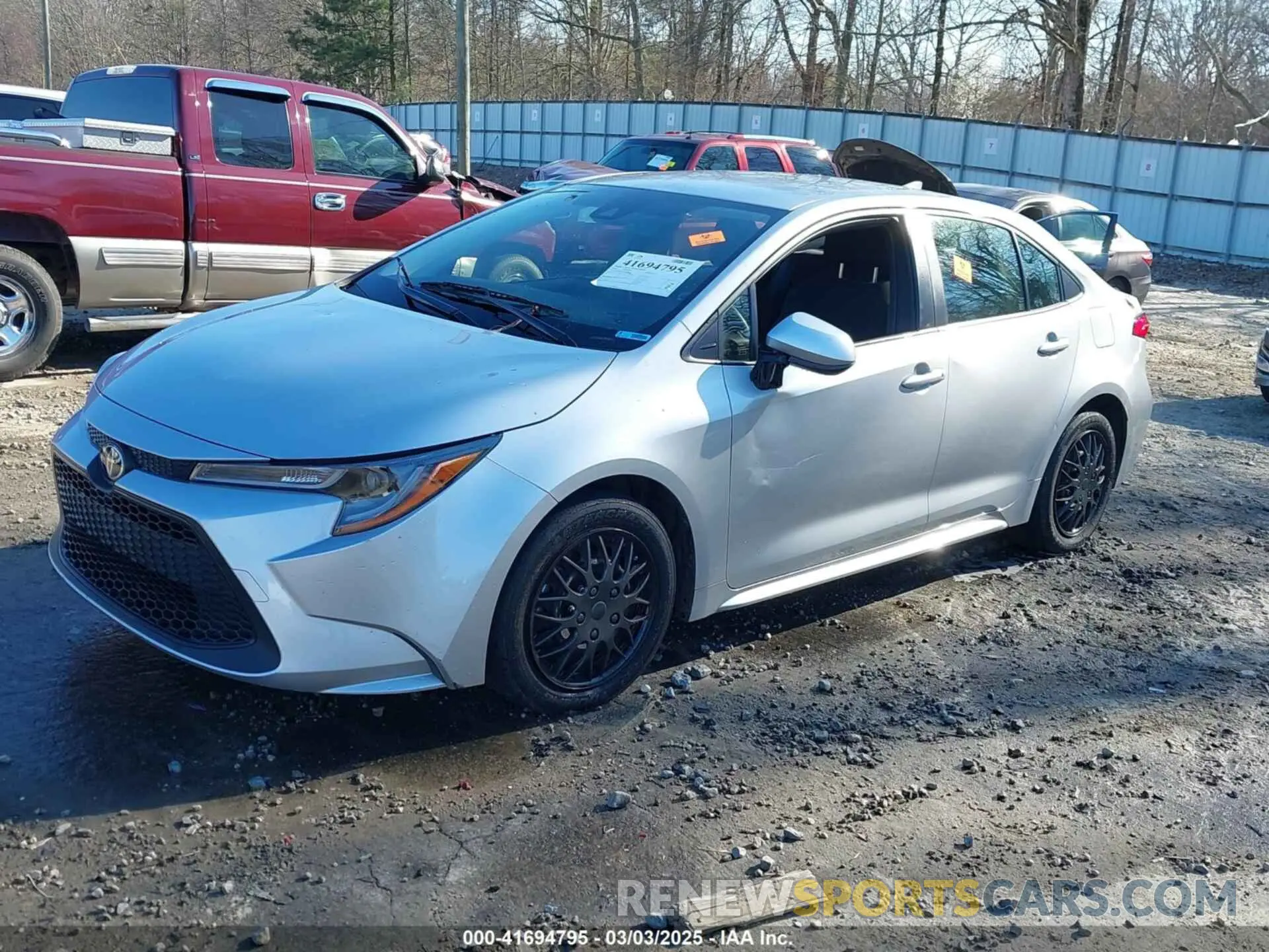 2 Photograph of a damaged car JTDEPRAE8LJ074846 TOYOTA COROLLA 2020