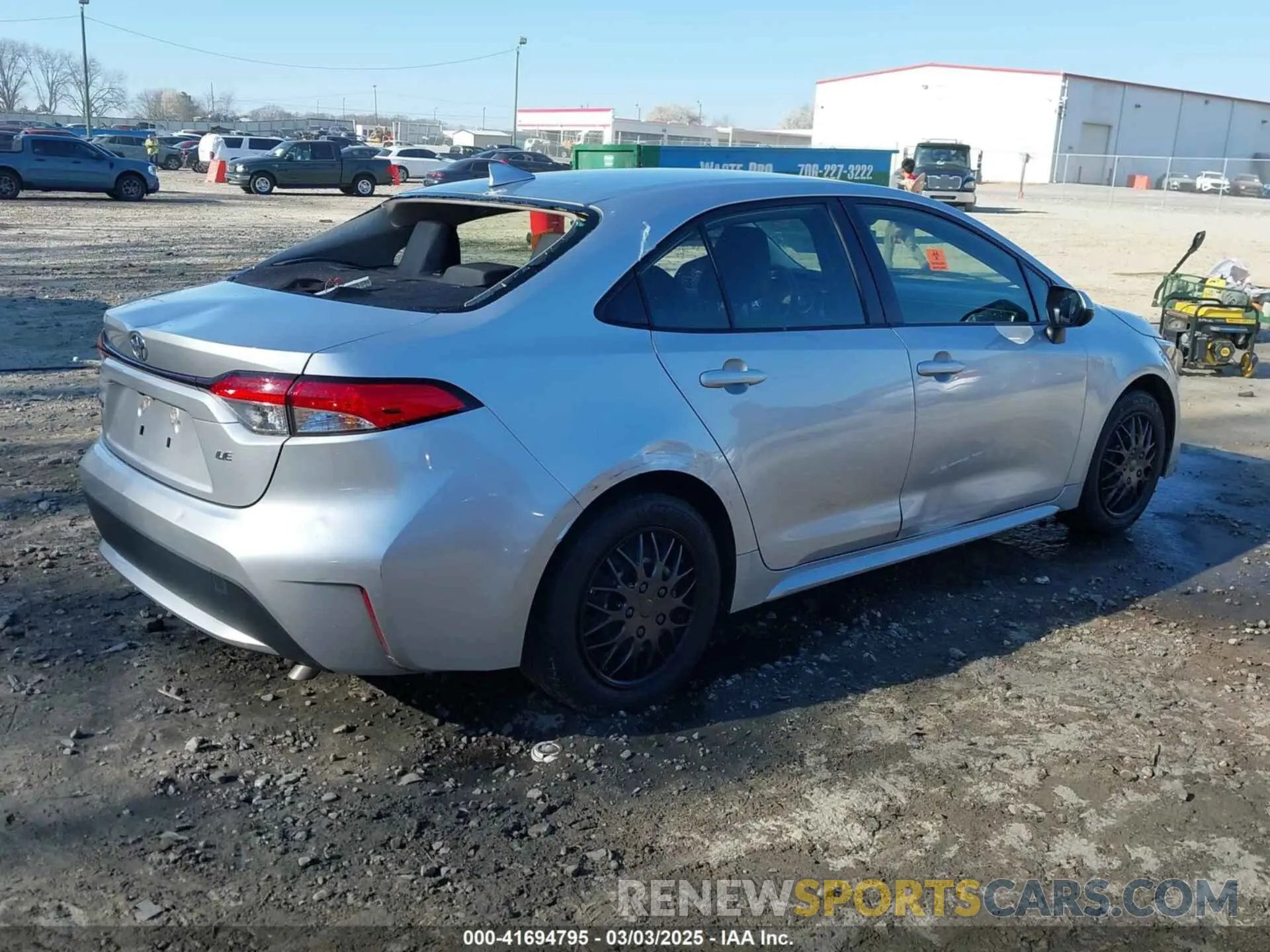 4 Photograph of a damaged car JTDEPRAE8LJ074846 TOYOTA COROLLA 2020