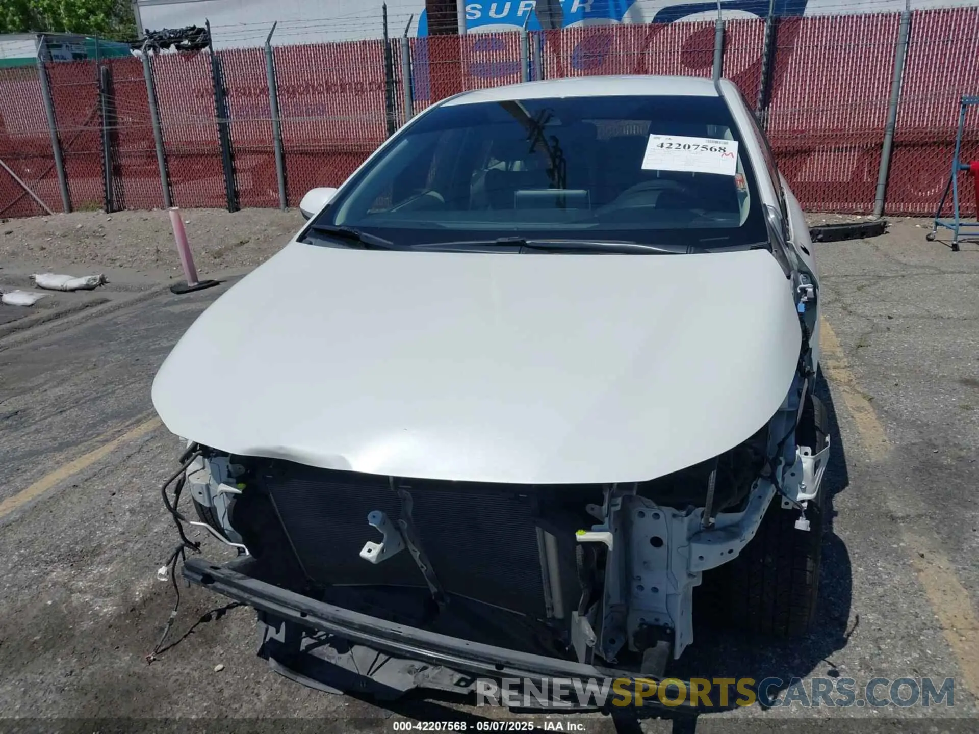 13 Photograph of a damaged car JTDEPRAE8LJ075821 TOYOTA COROLLA 2020