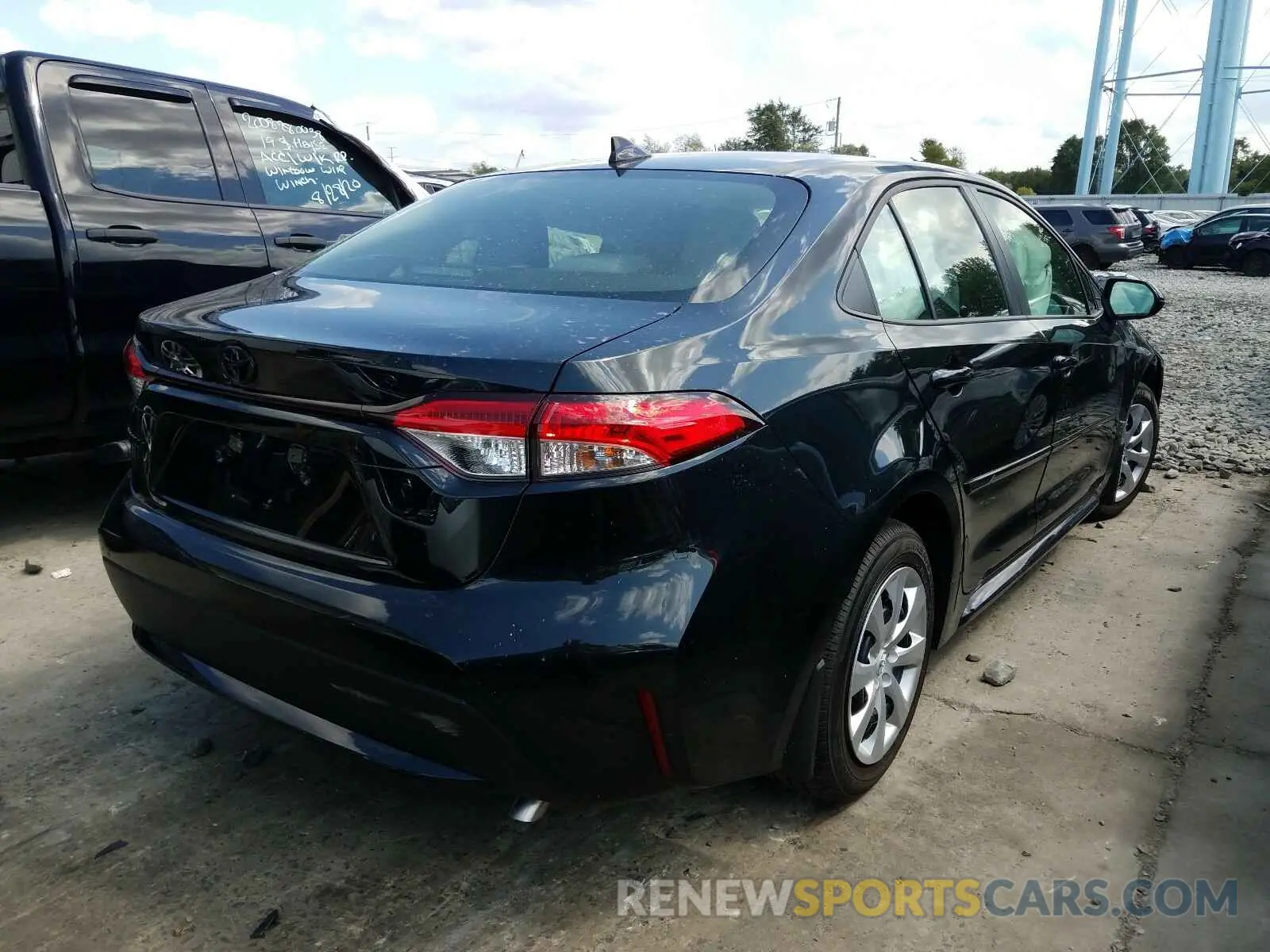 4 Photograph of a damaged car JTDEPRAE8LJ080601 TOYOTA COROLLA 2020