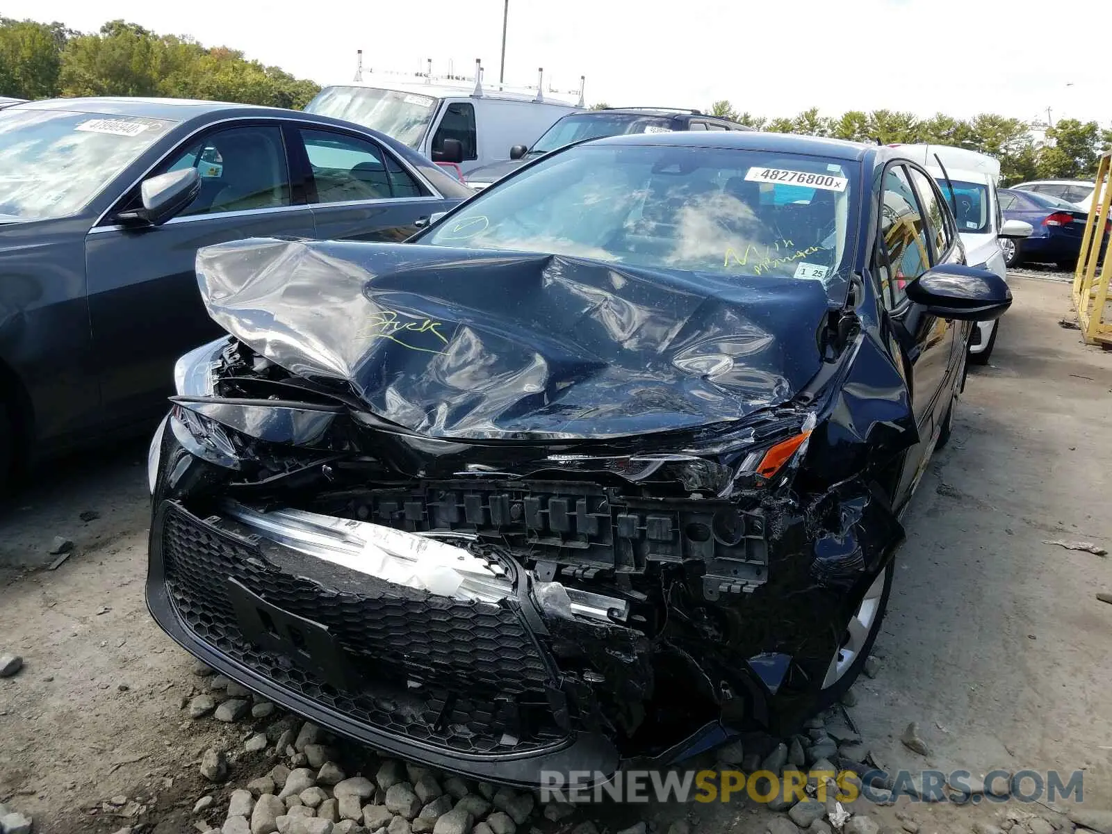 9 Photograph of a damaged car JTDEPRAE8LJ080601 TOYOTA COROLLA 2020