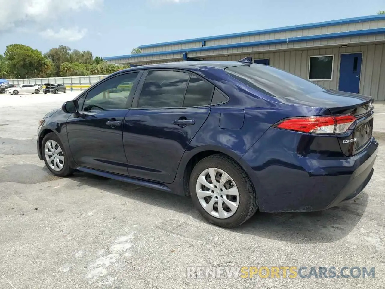 2 Фотография поврежденного автомобиля JTDEPRAE8LJ083630 TOYOTA COROLLA 2020
