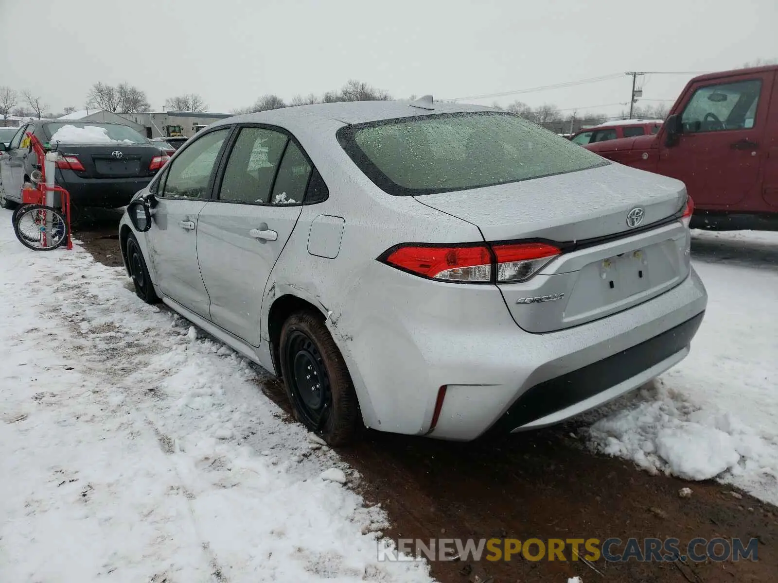3 Photograph of a damaged car JTDEPRAE8LJ087029 TOYOTA COROLLA 2020