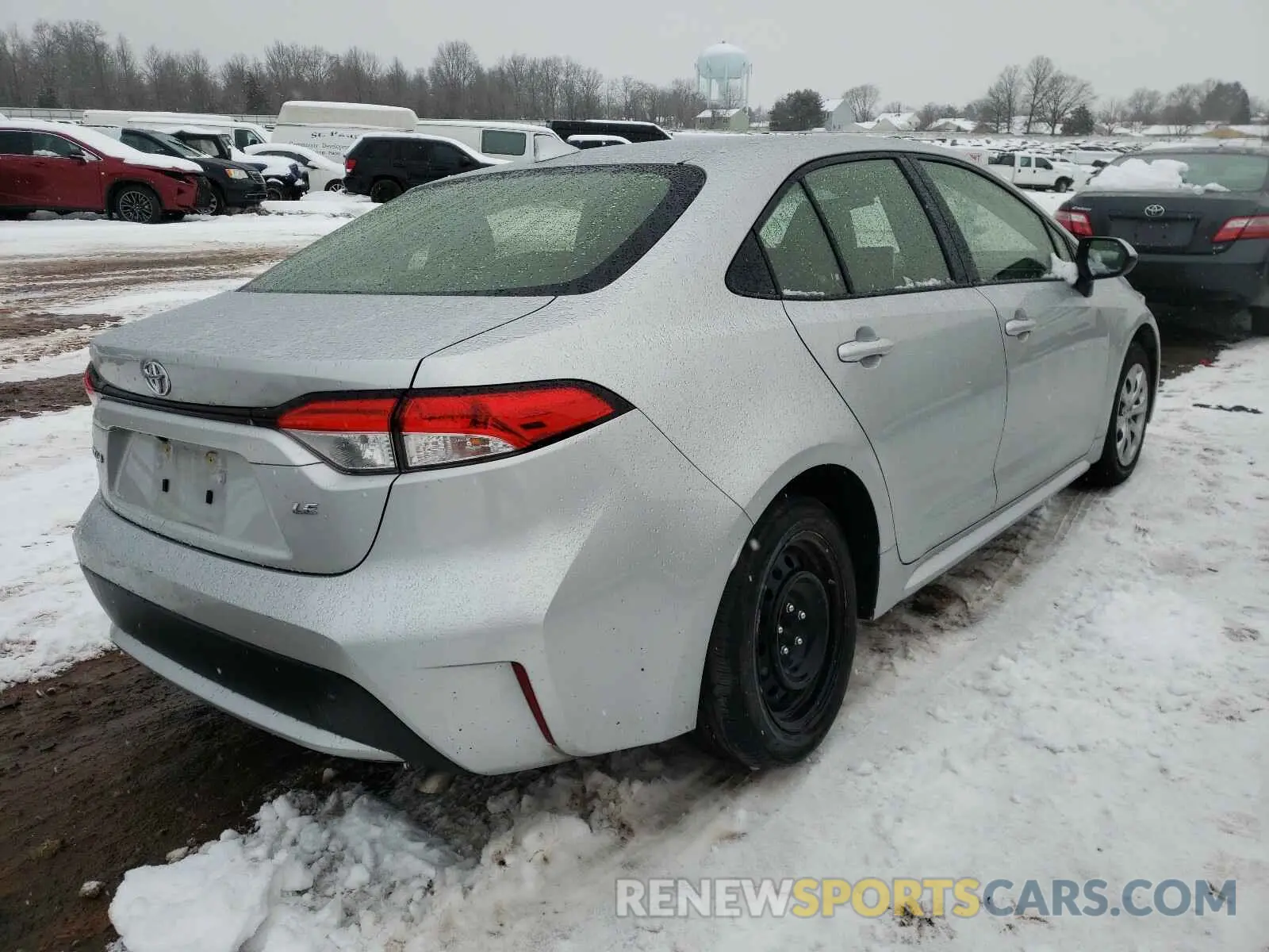 4 Photograph of a damaged car JTDEPRAE8LJ087029 TOYOTA COROLLA 2020