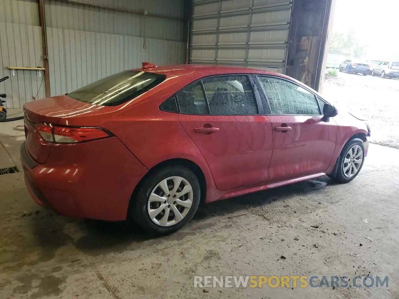 3 Photograph of a damaged car JTDEPRAE8LJ088004 TOYOTA COROLLA 2020