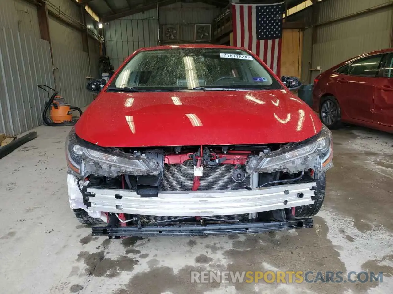 5 Photograph of a damaged car JTDEPRAE8LJ088004 TOYOTA COROLLA 2020
