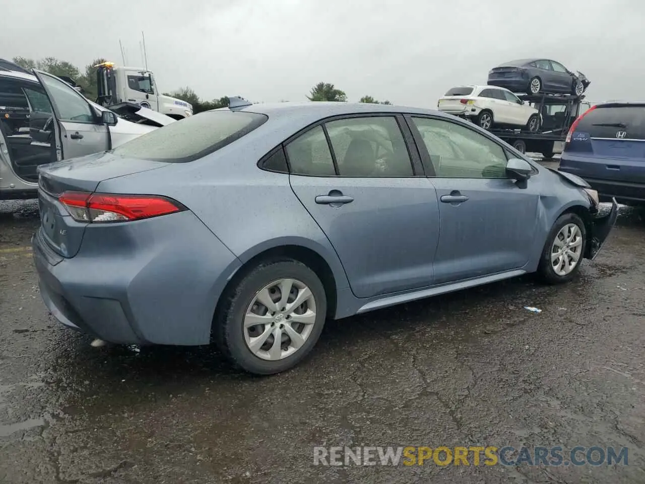 3 Фотография поврежденного автомобиля JTDEPRAE8LJ092019 TOYOTA COROLLA 2020