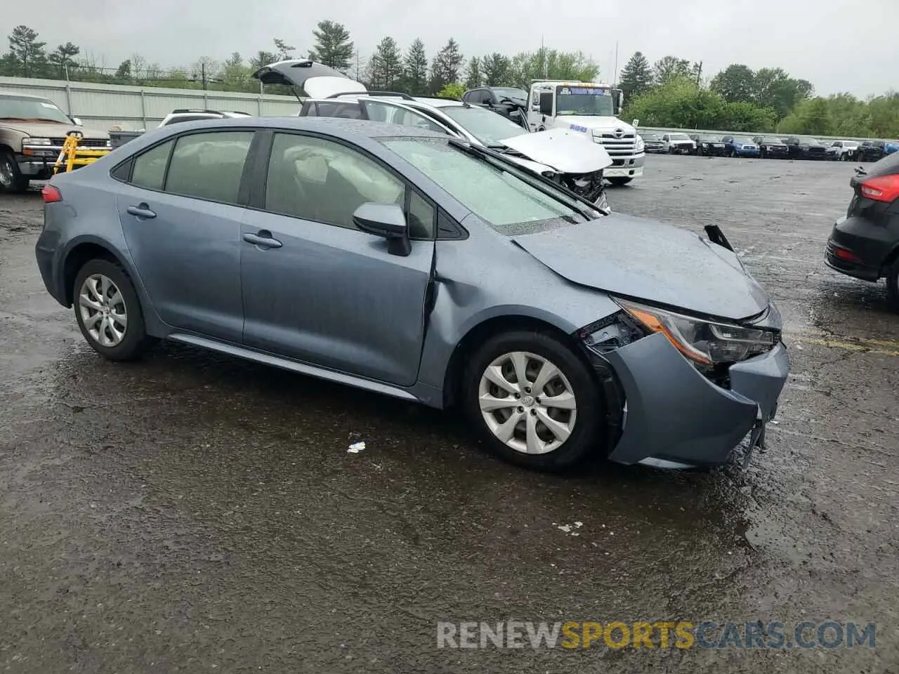 4 Фотография поврежденного автомобиля JTDEPRAE8LJ092019 TOYOTA COROLLA 2020