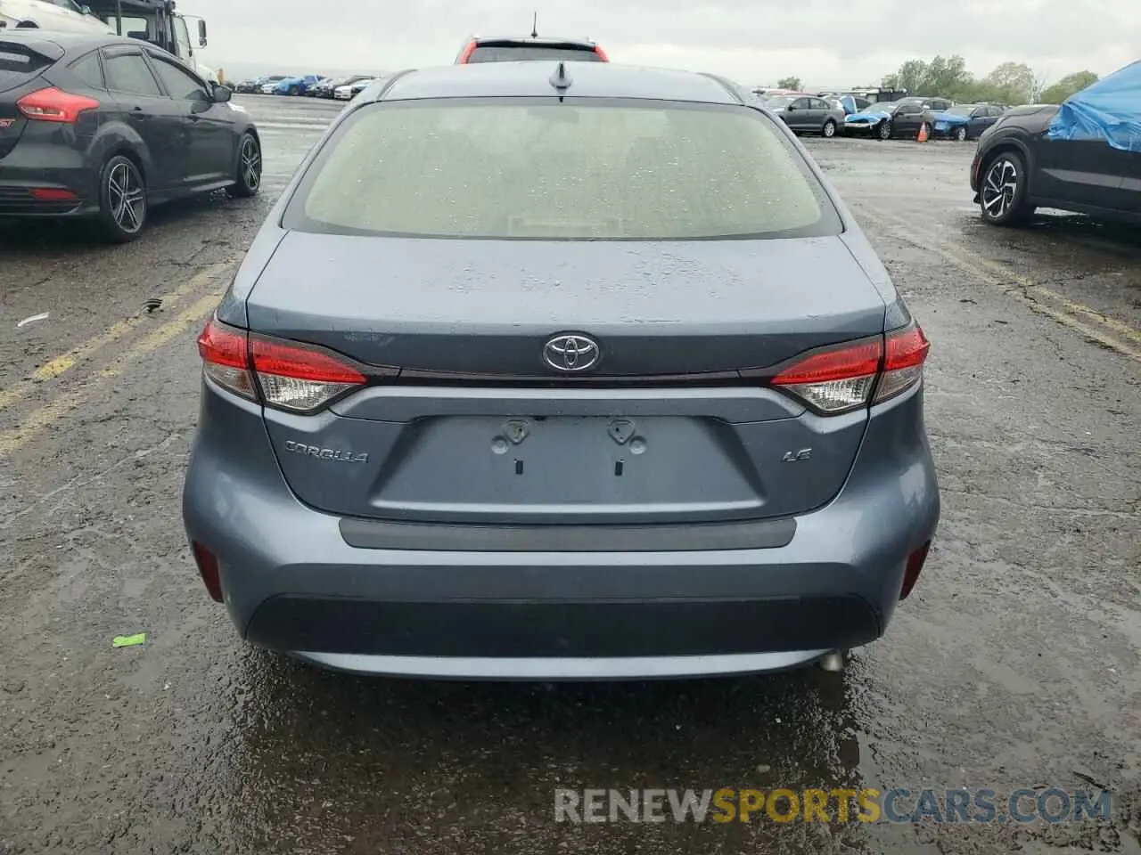 6 Фотография поврежденного автомобиля JTDEPRAE8LJ092019 TOYOTA COROLLA 2020