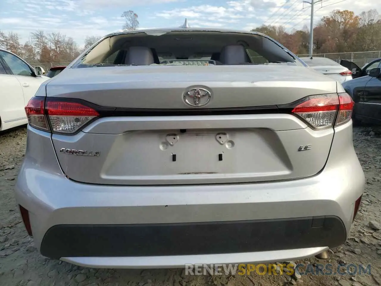 6 Photograph of a damaged car JTDEPRAE8LJ094014 TOYOTA COROLLA 2020