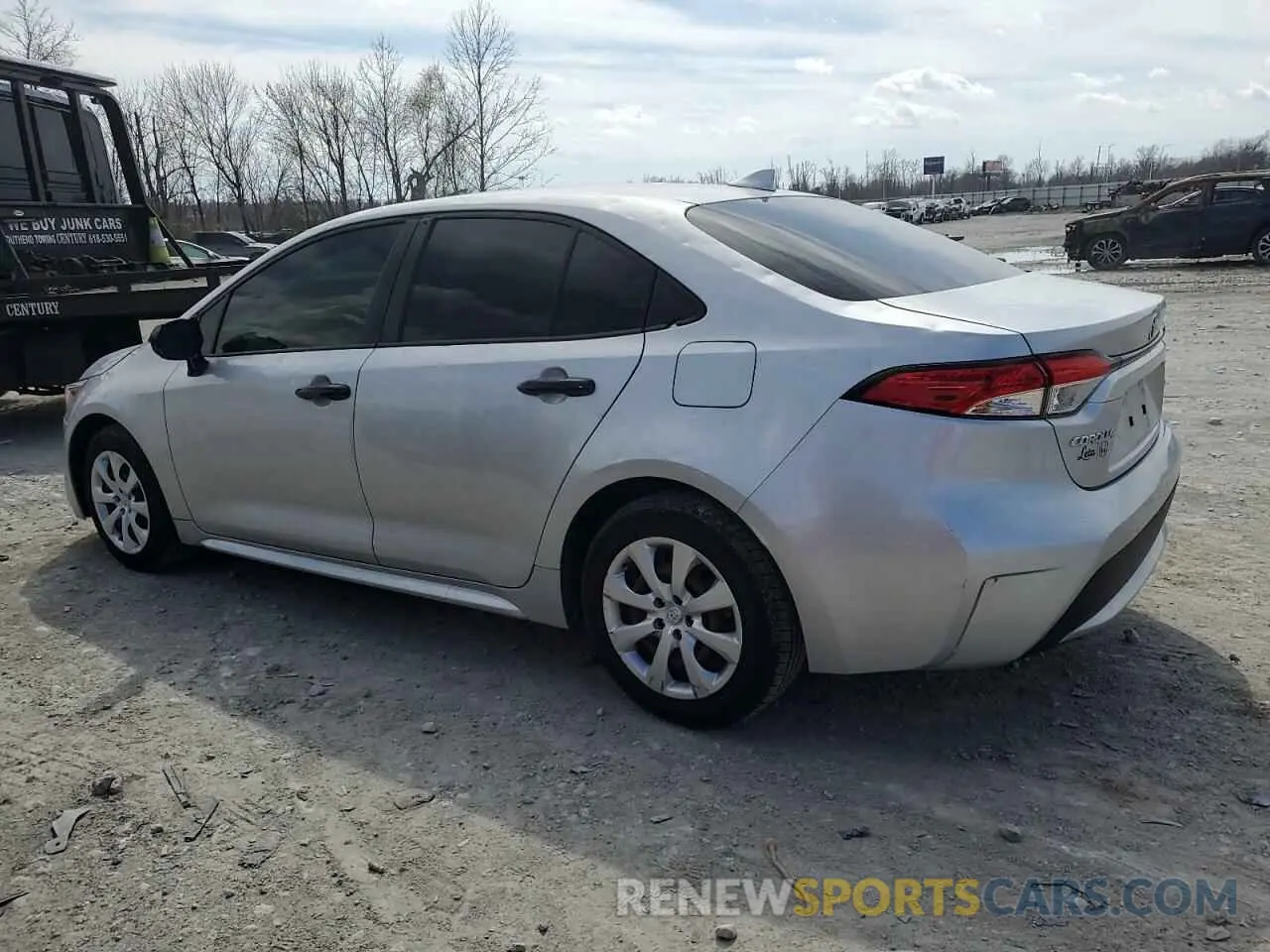 2 Фотография поврежденного автомобиля JTDEPRAE8LJ098676 TOYOTA COROLLA 2020