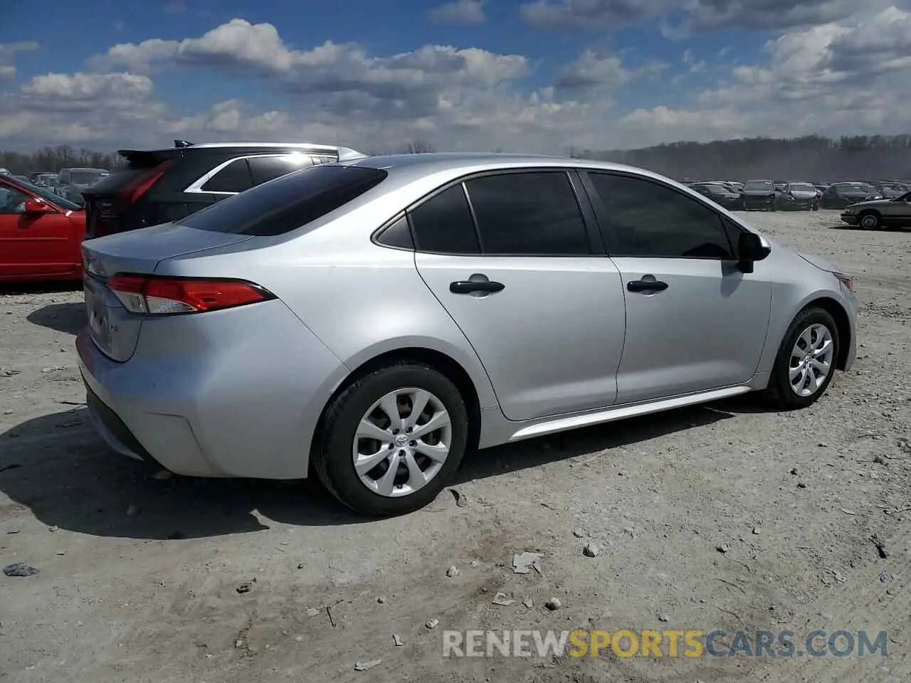 3 Фотография поврежденного автомобиля JTDEPRAE8LJ098676 TOYOTA COROLLA 2020