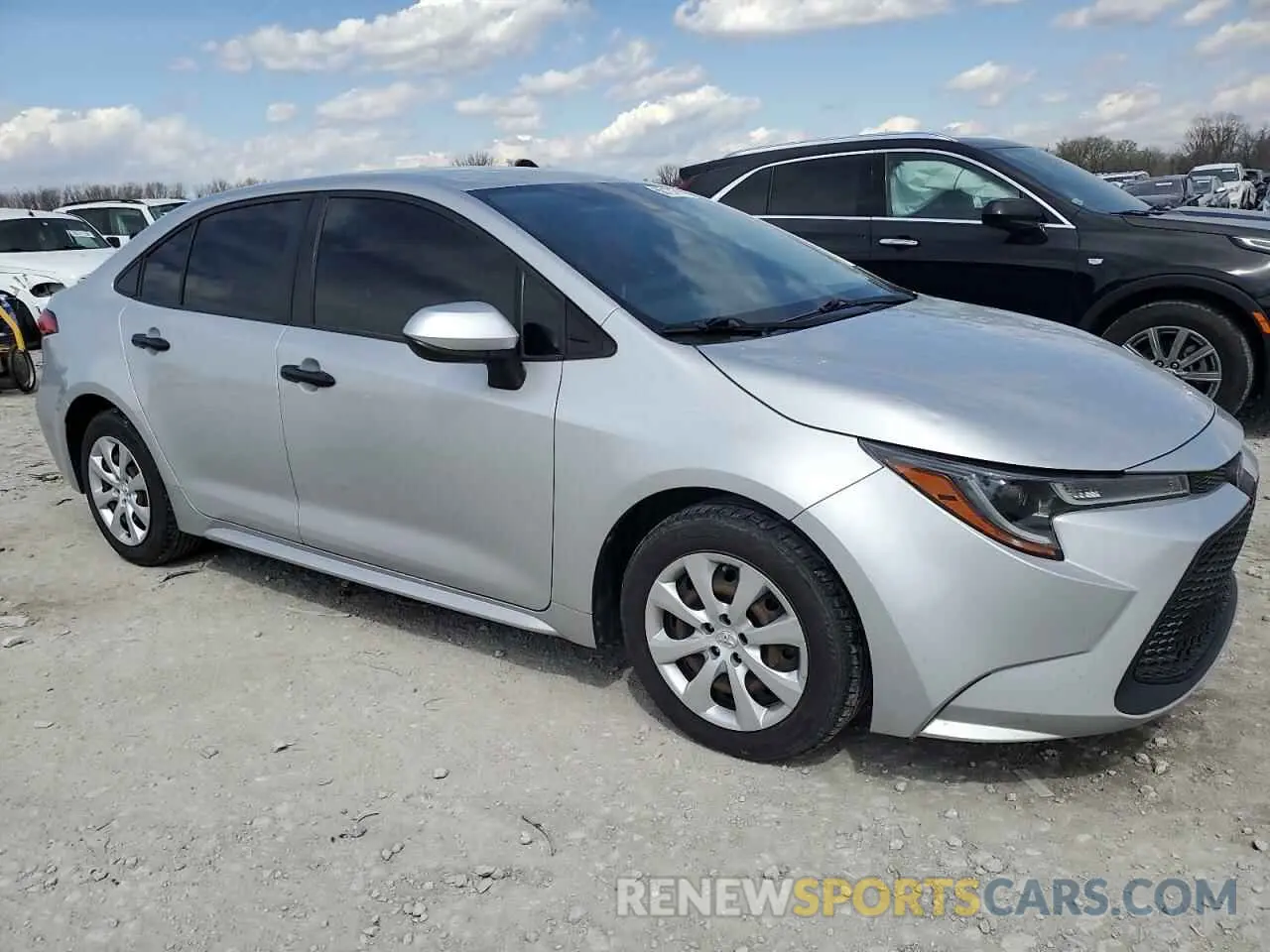 4 Фотография поврежденного автомобиля JTDEPRAE8LJ098676 TOYOTA COROLLA 2020