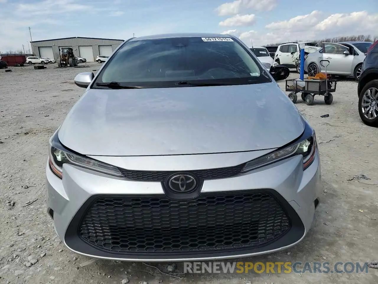 5 Фотография поврежденного автомобиля JTDEPRAE8LJ098676 TOYOTA COROLLA 2020