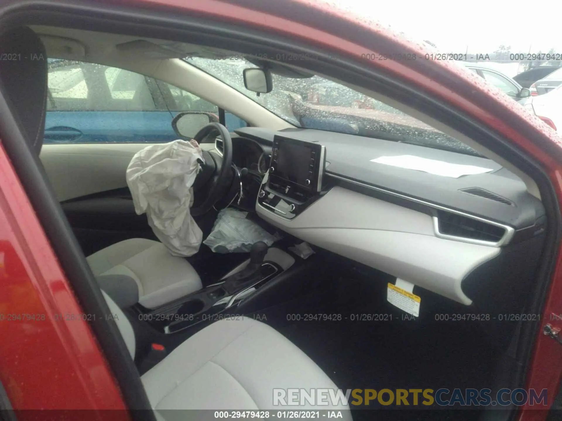 5 Photograph of a damaged car JTDEPRAE8LJ100619 TOYOTA COROLLA 2020