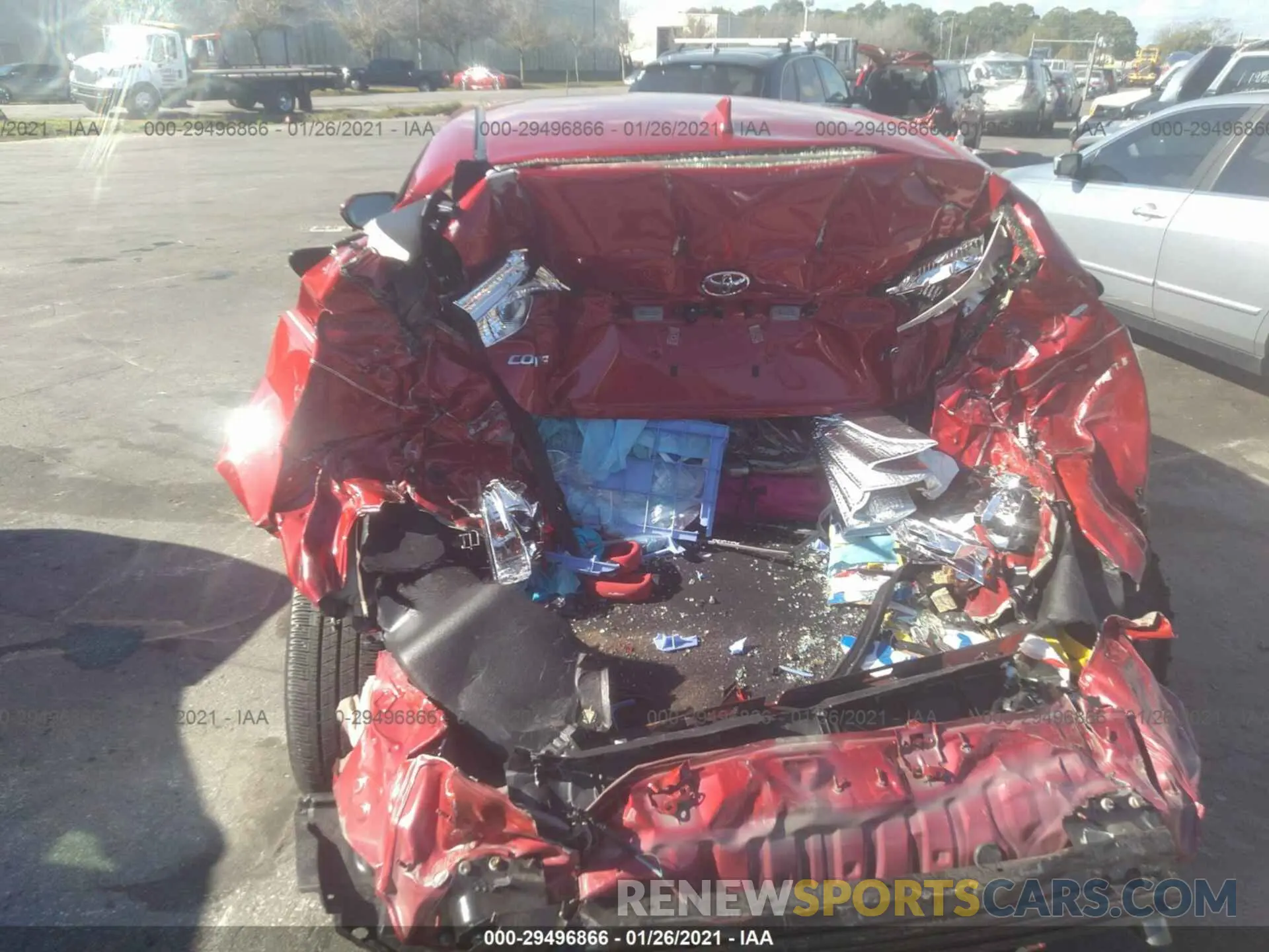 6 Photograph of a damaged car JTDEPRAE8LJ101897 TOYOTA COROLLA 2020