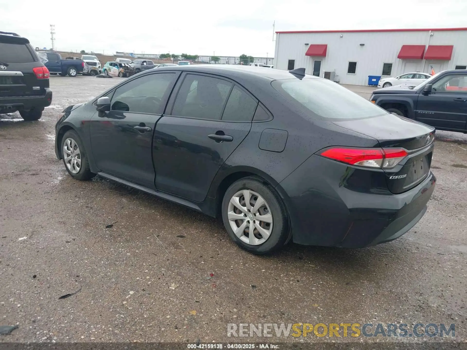 3 Photograph of a damaged car JTDEPRAE8LJ106422 TOYOTA COROLLA 2020