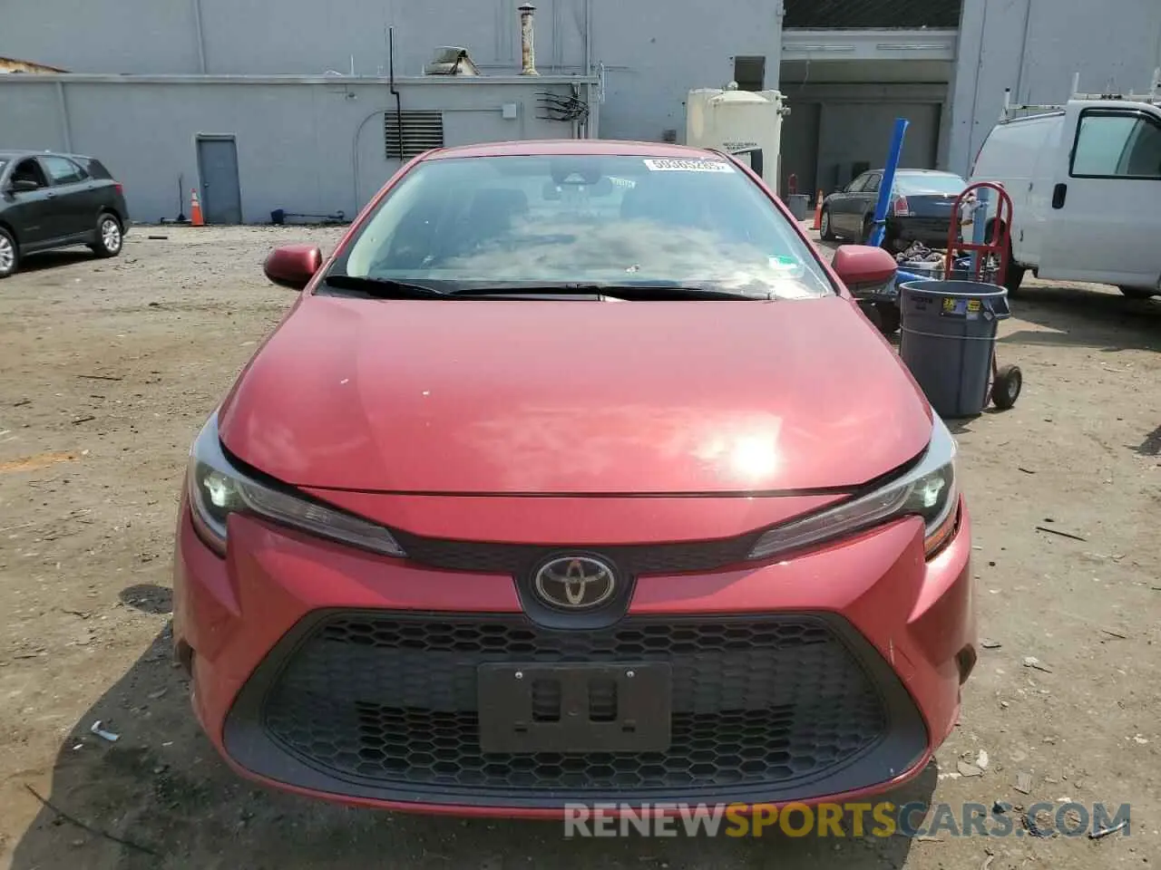 5 Photograph of a damaged car JTDEPRAE8LJ113502 TOYOTA COROLLA 2020