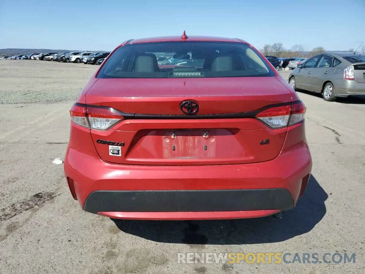 6 Photograph of a damaged car JTDEPRAE8LJ115430 TOYOTA COROLLA 2020