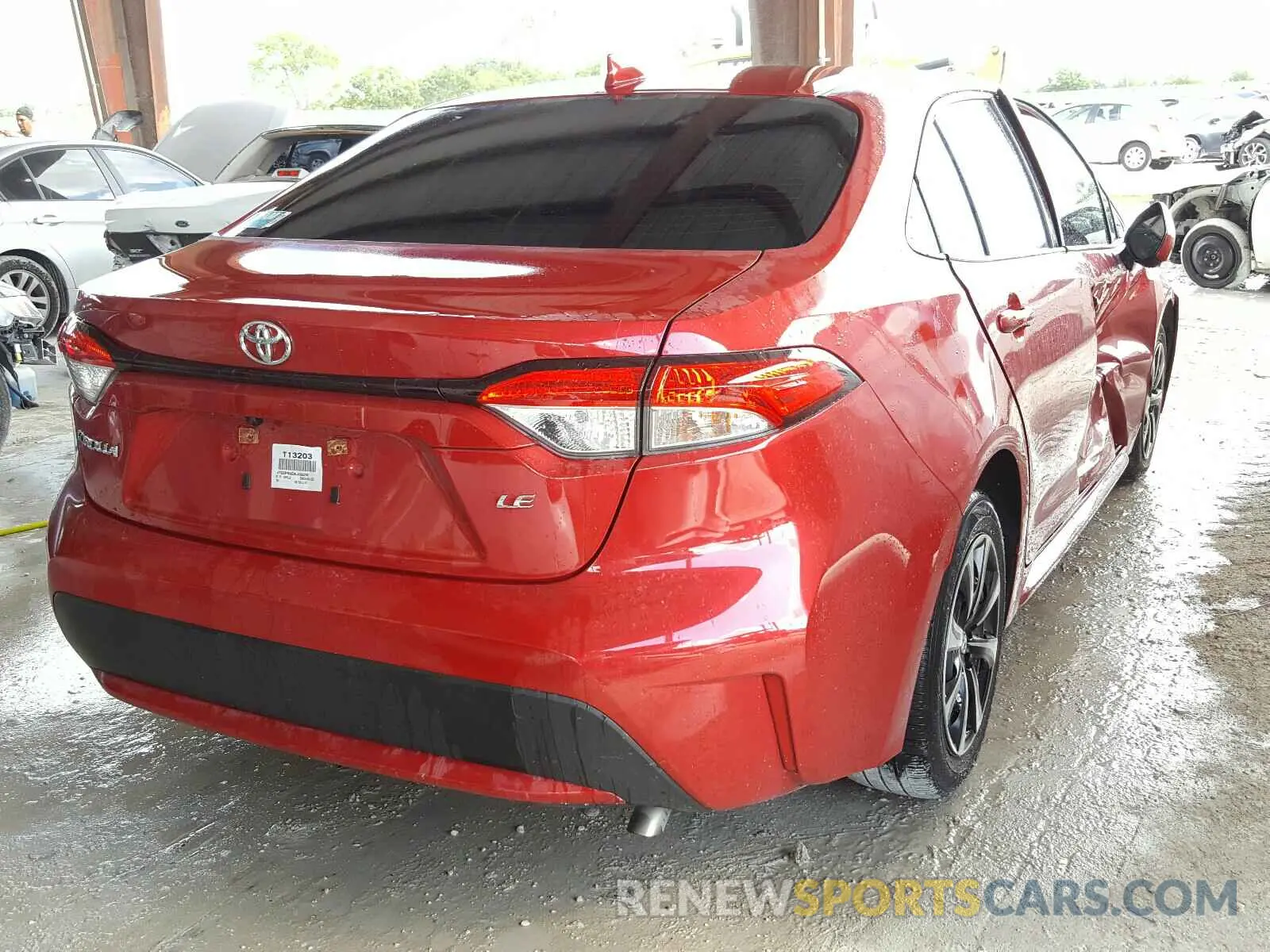 4 Photograph of a damaged car JTDEPRAE9LJ005230 TOYOTA COROLLA 2020