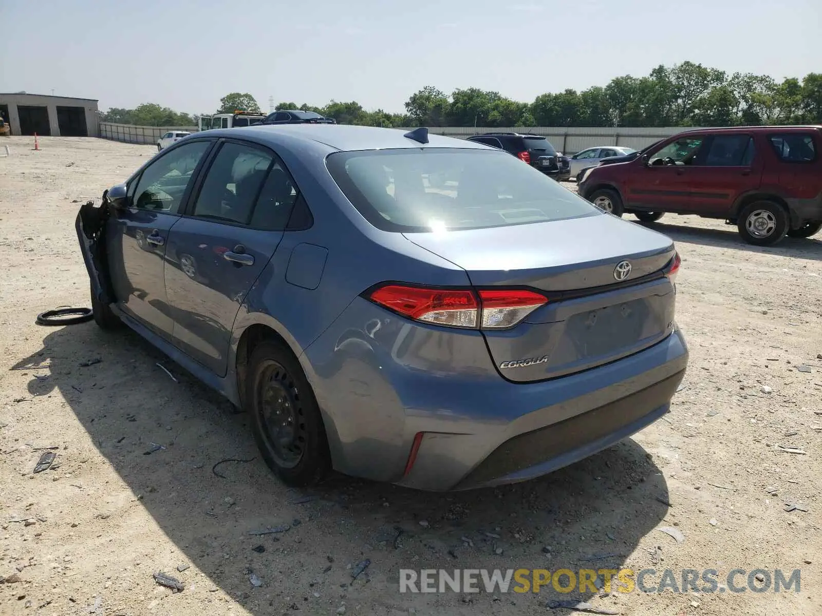 3 Photograph of a damaged car JTDEPRAE9LJ020388 TOYOTA COROLLA 2020