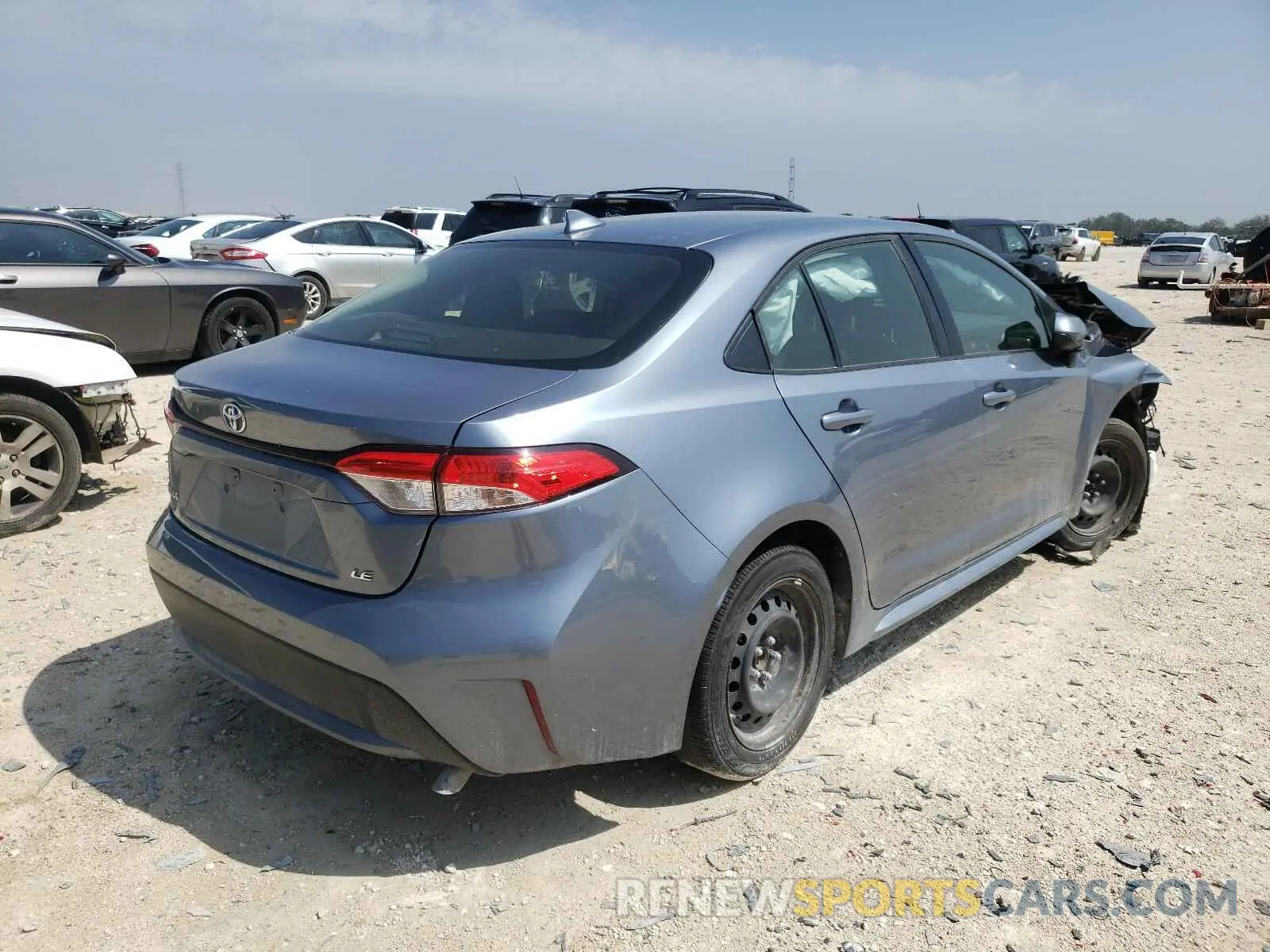4 Photograph of a damaged car JTDEPRAE9LJ020388 TOYOTA COROLLA 2020